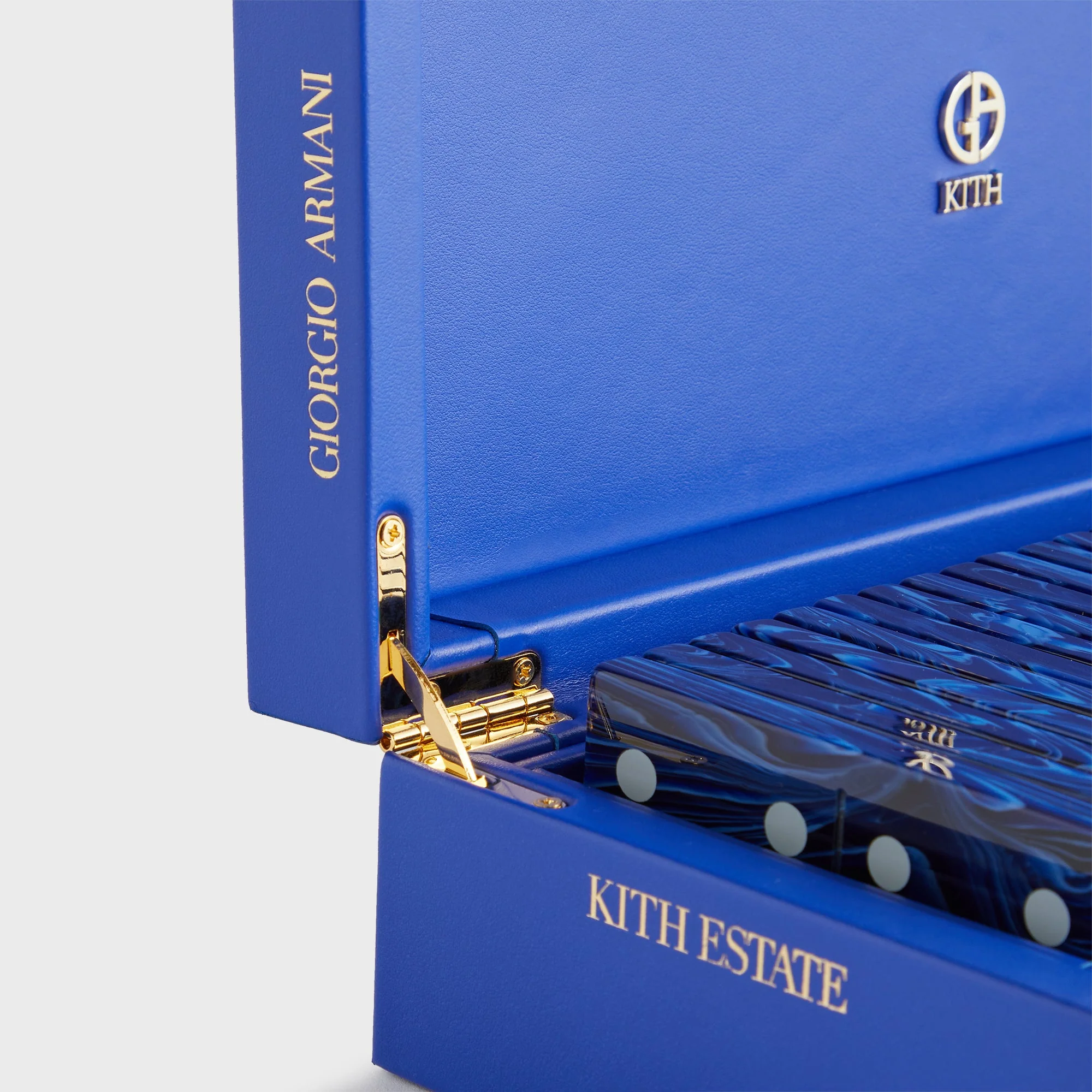 Giorgio Armani & Kith Domino Set - Blue - Image 4