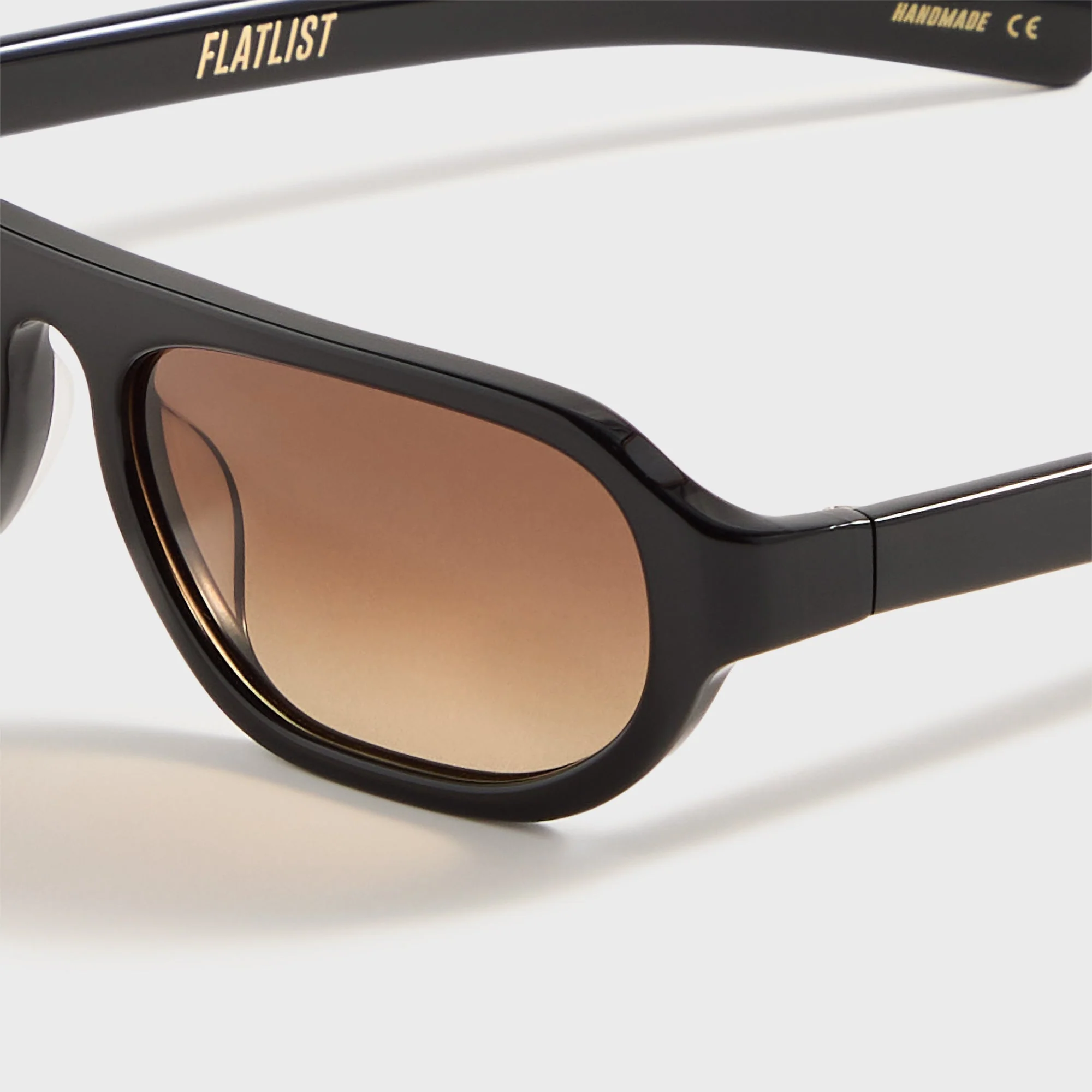 Flatlist Penn - Solid Black / Brown Gradient Lens - Image 3
