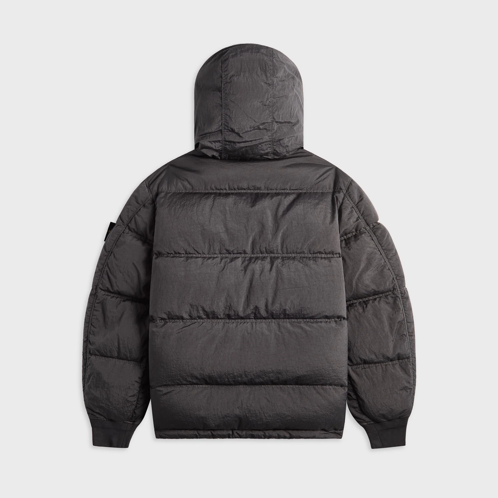 Stone Island Logo Patch Padded Jacket - Lead Grey - Image 2