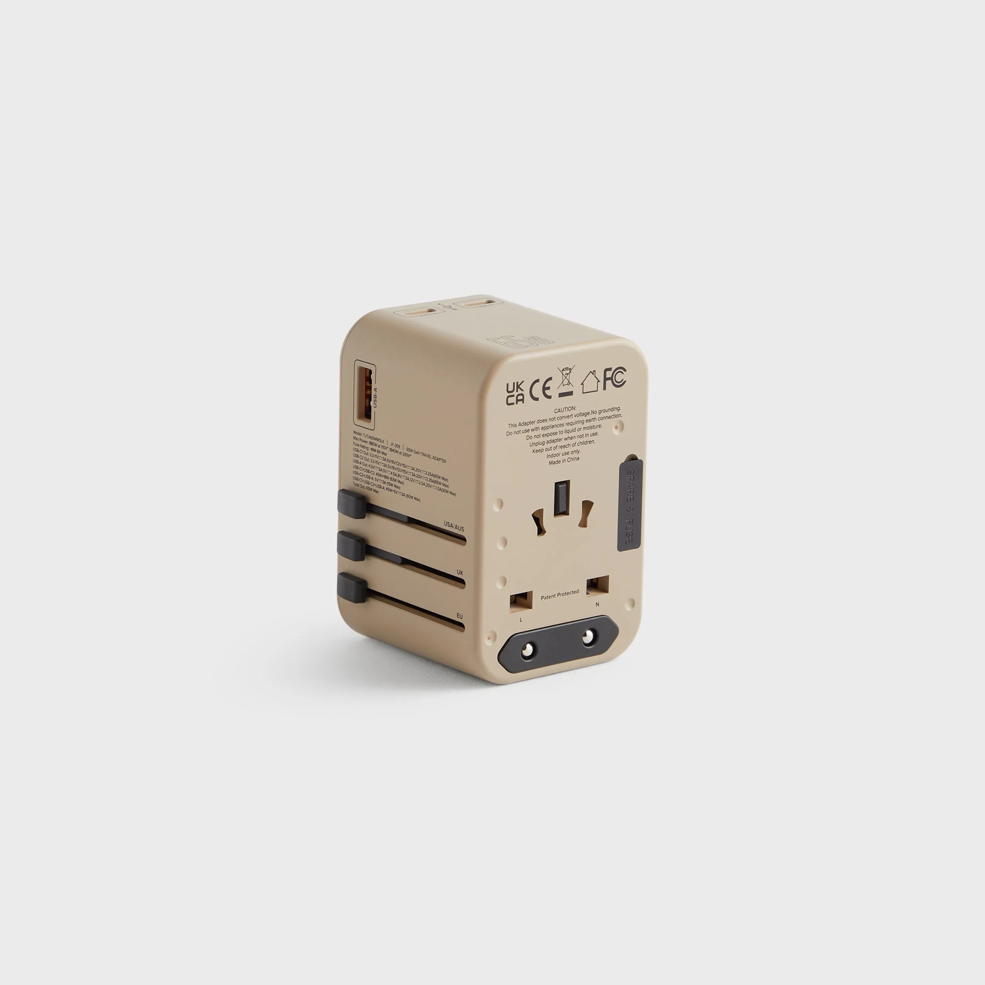 Kith for TUMI 65W Universal Power Adapter - Quicksand - Image 2