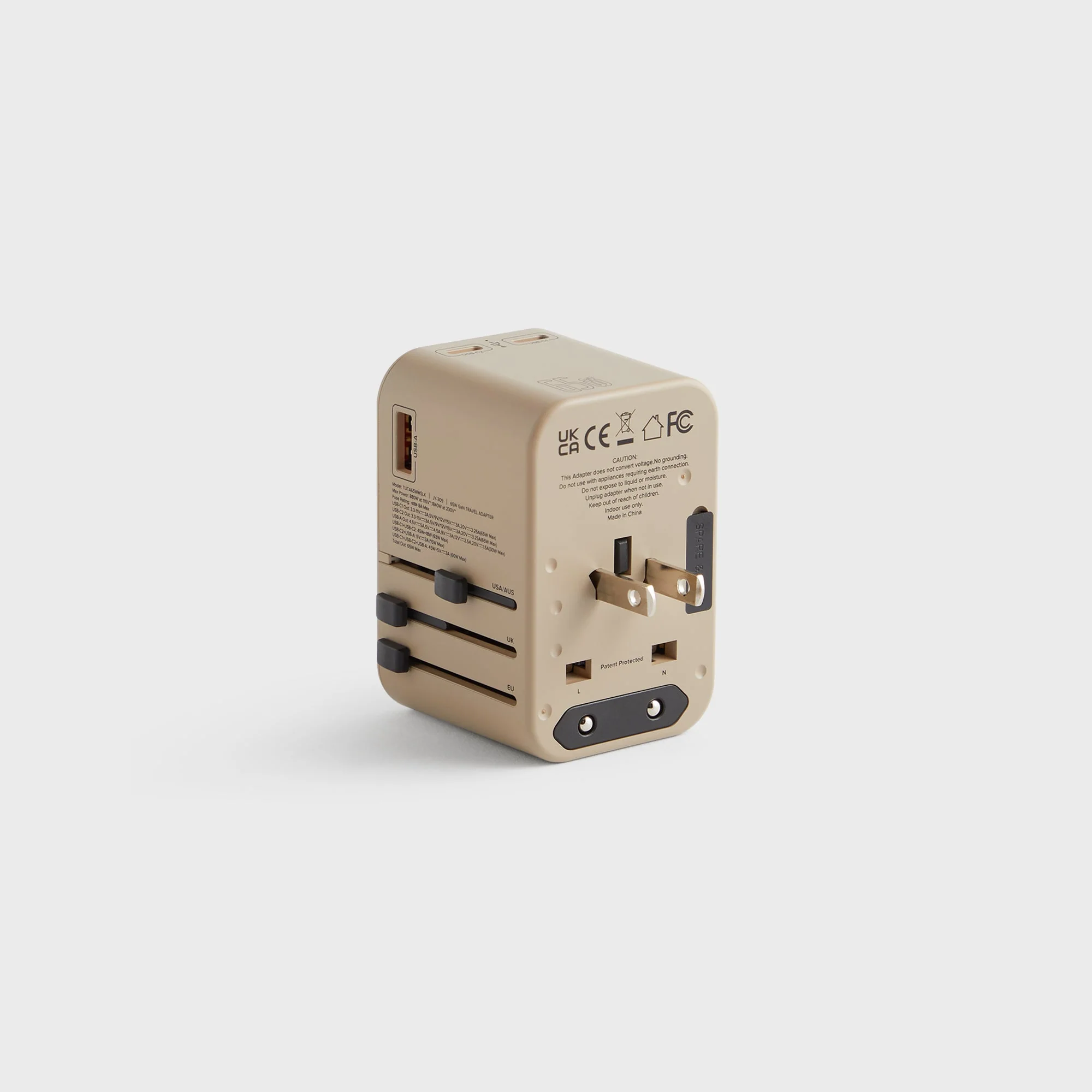 Kith for TUMI 65W Universal Power Adapter - Quicksand - Image 3