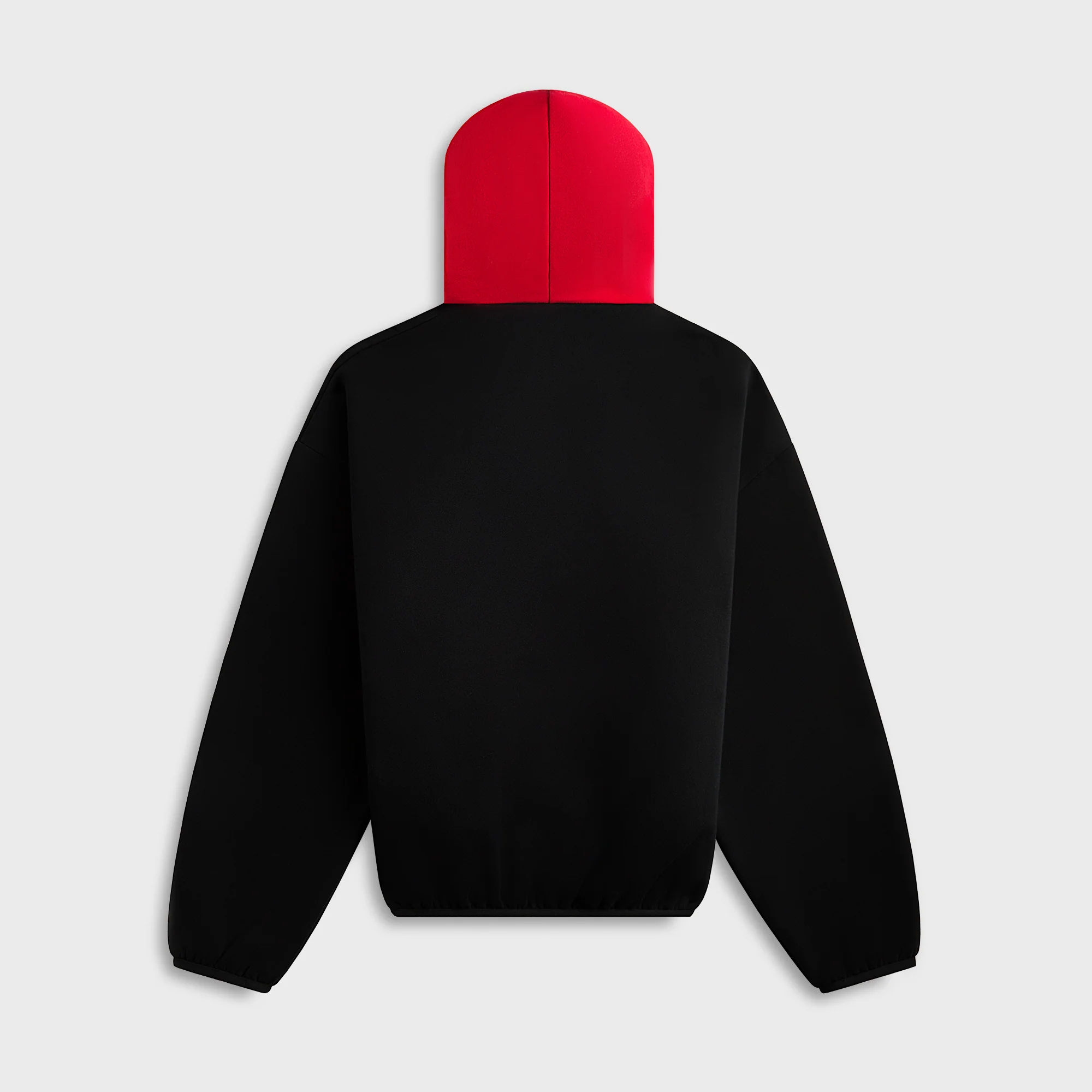Essentials Bulls Core Fleece Pull Over Hoodie - Black / Red - Image 2