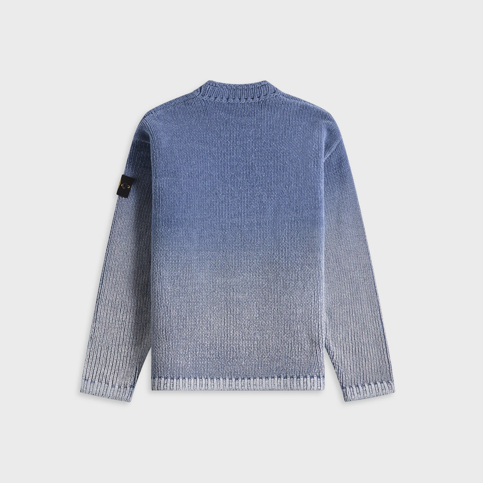 Stone Island Cotton Chenille Degradé Sweater - Dark Blue - Image 2