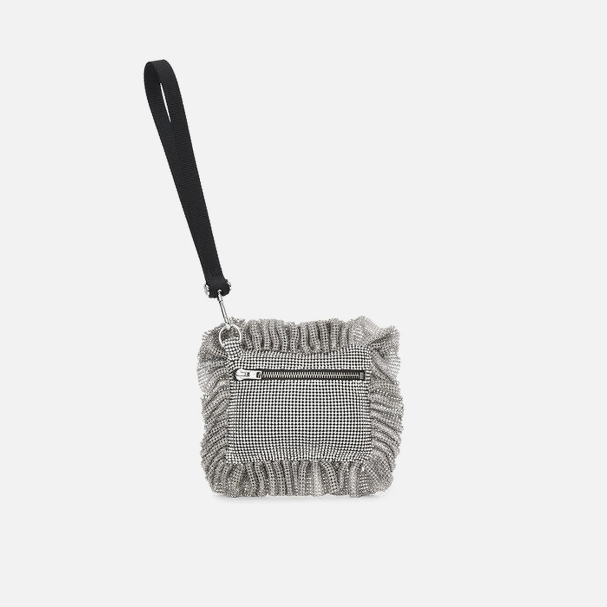 Alexander Wang Crystal Pillow Wristlet - White - Image 2