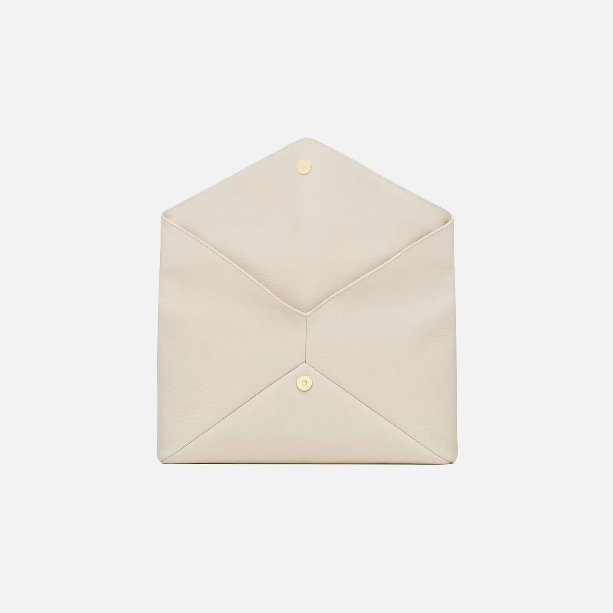 Saint Laurent Large Envelope Pouch - Blanc Vintage - Image 4