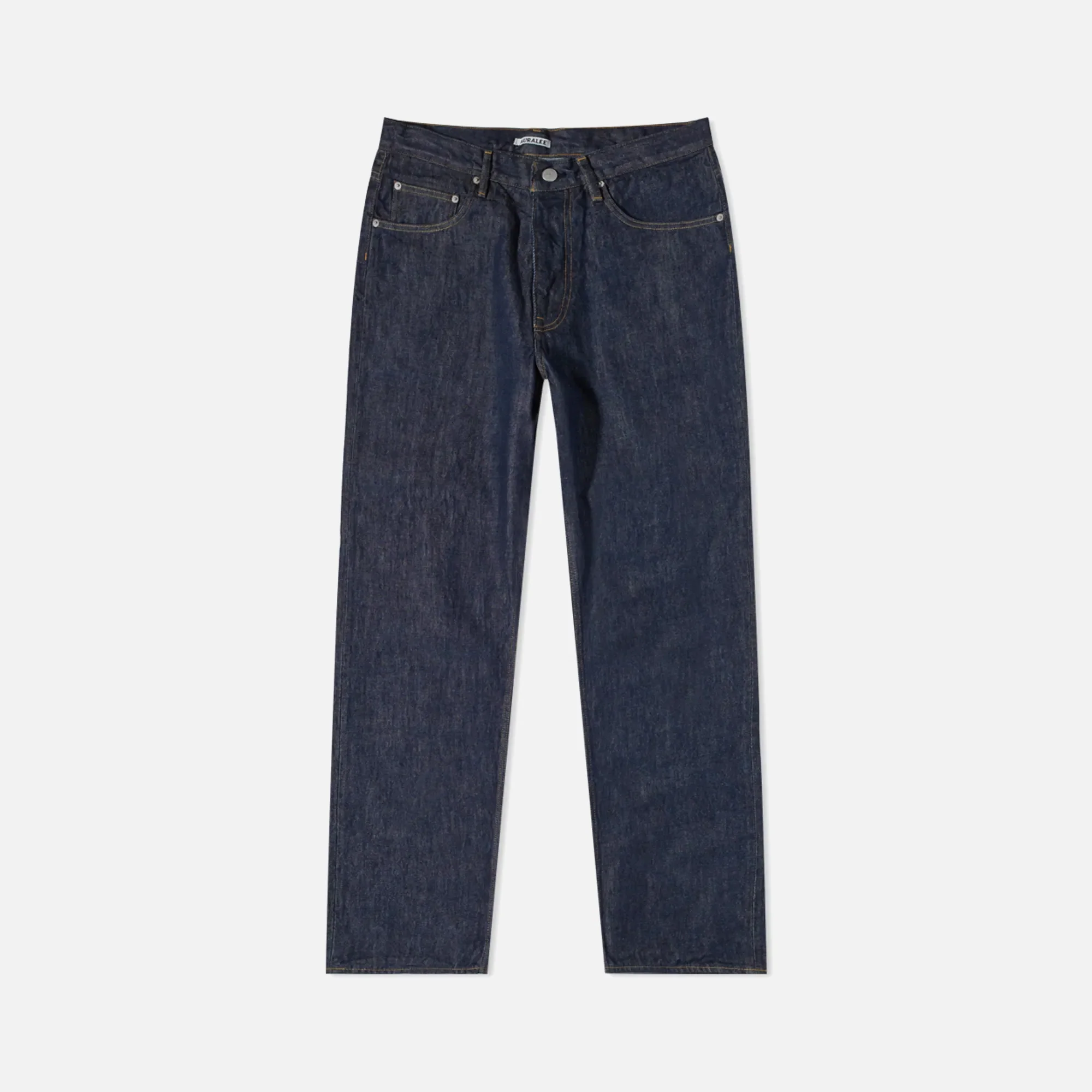 Auralee Hard Twist Denim Wide Pants - Indigo