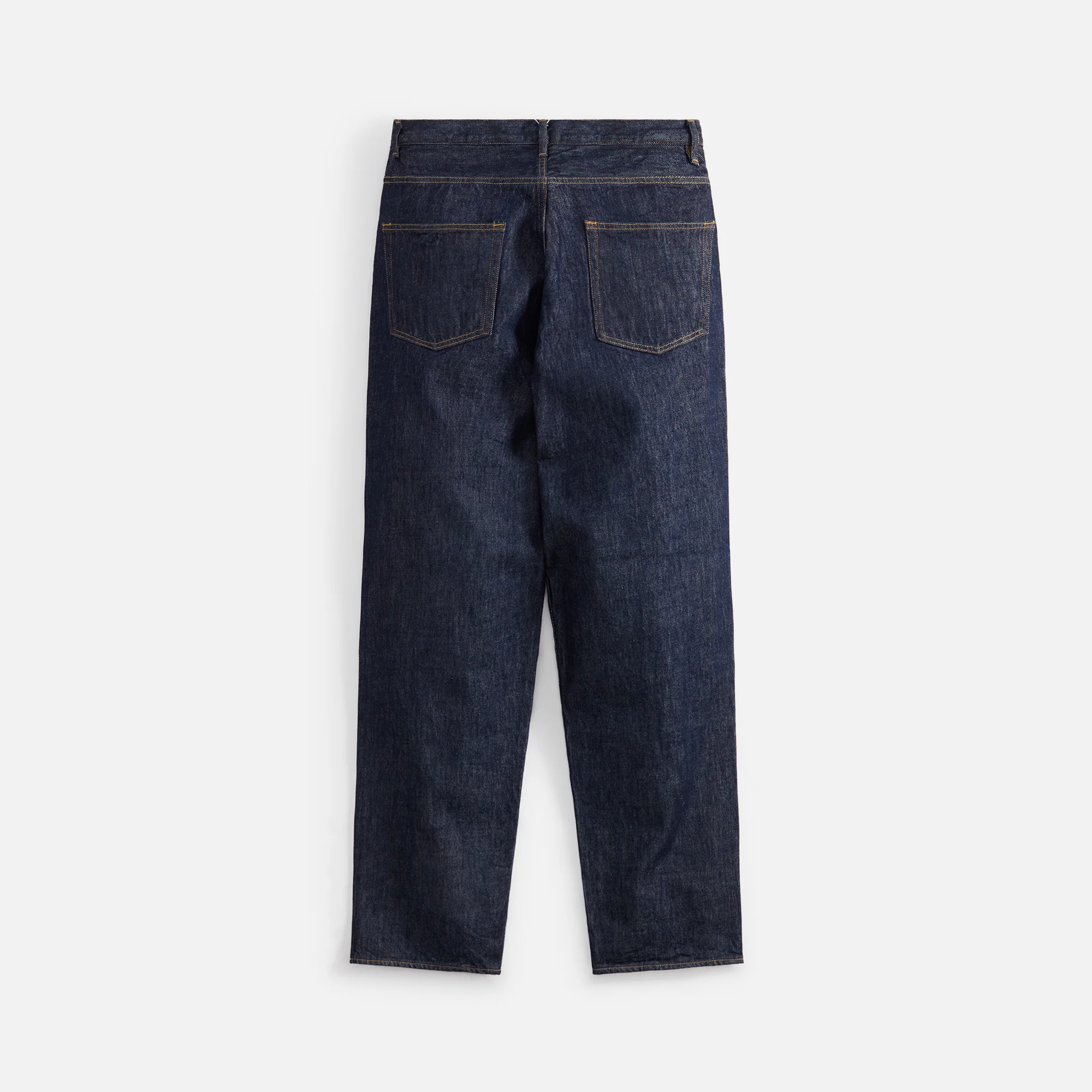 Auralee Hard Twist Denim Wide Pant - Indigo - Image 2
