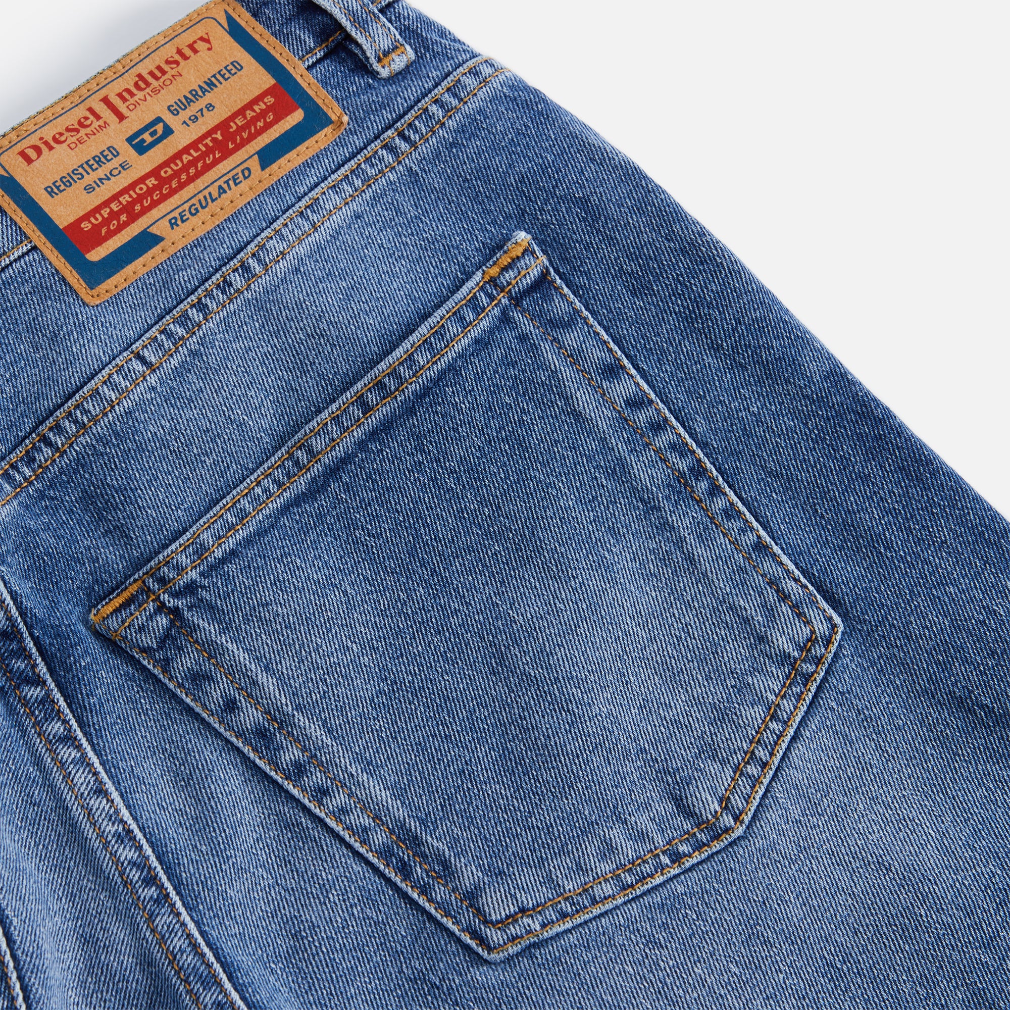 Diesel Denim Ark FSC D Logo Denim - Blue - Image 5