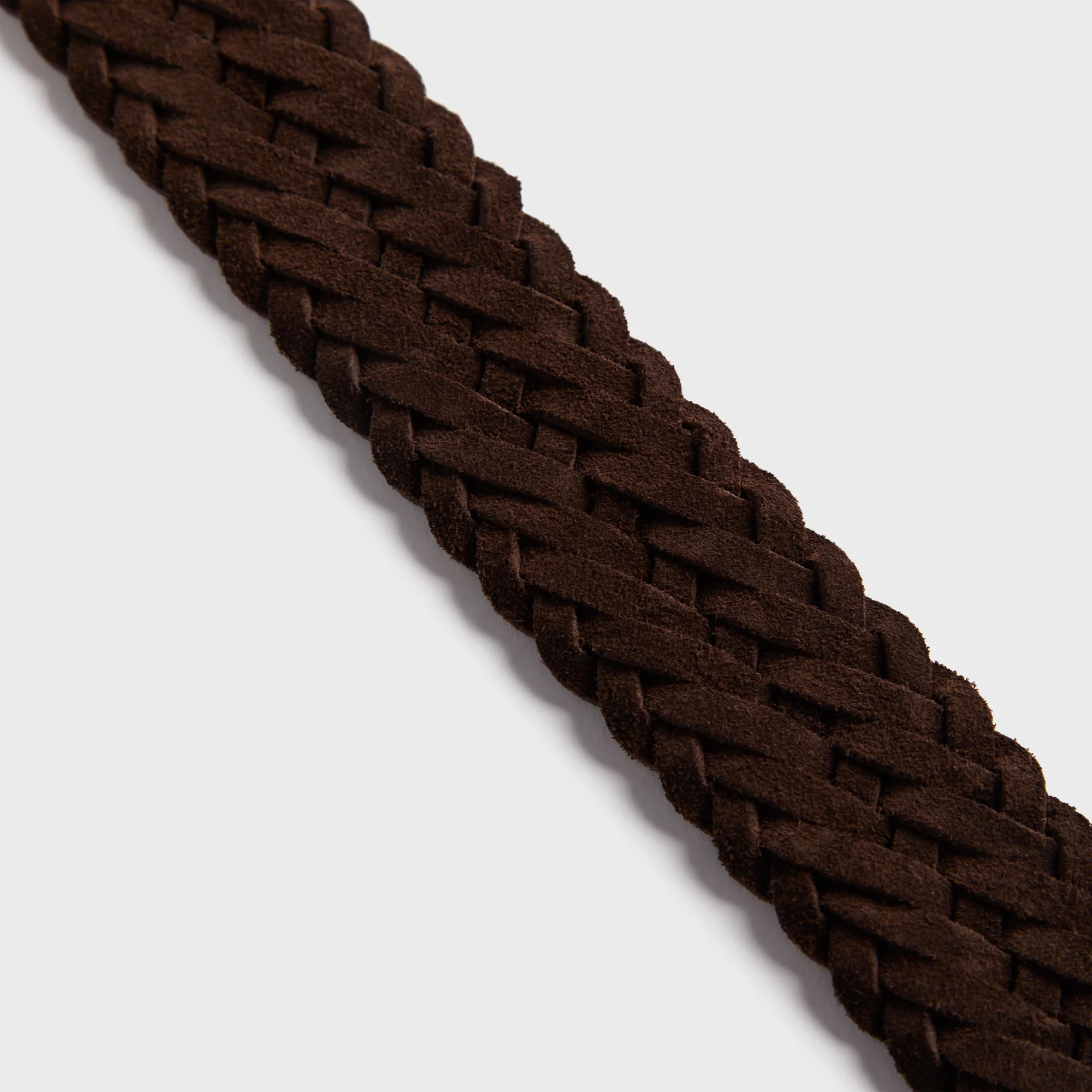 Anderson's Suede Woven Belt - Brown - Image 2