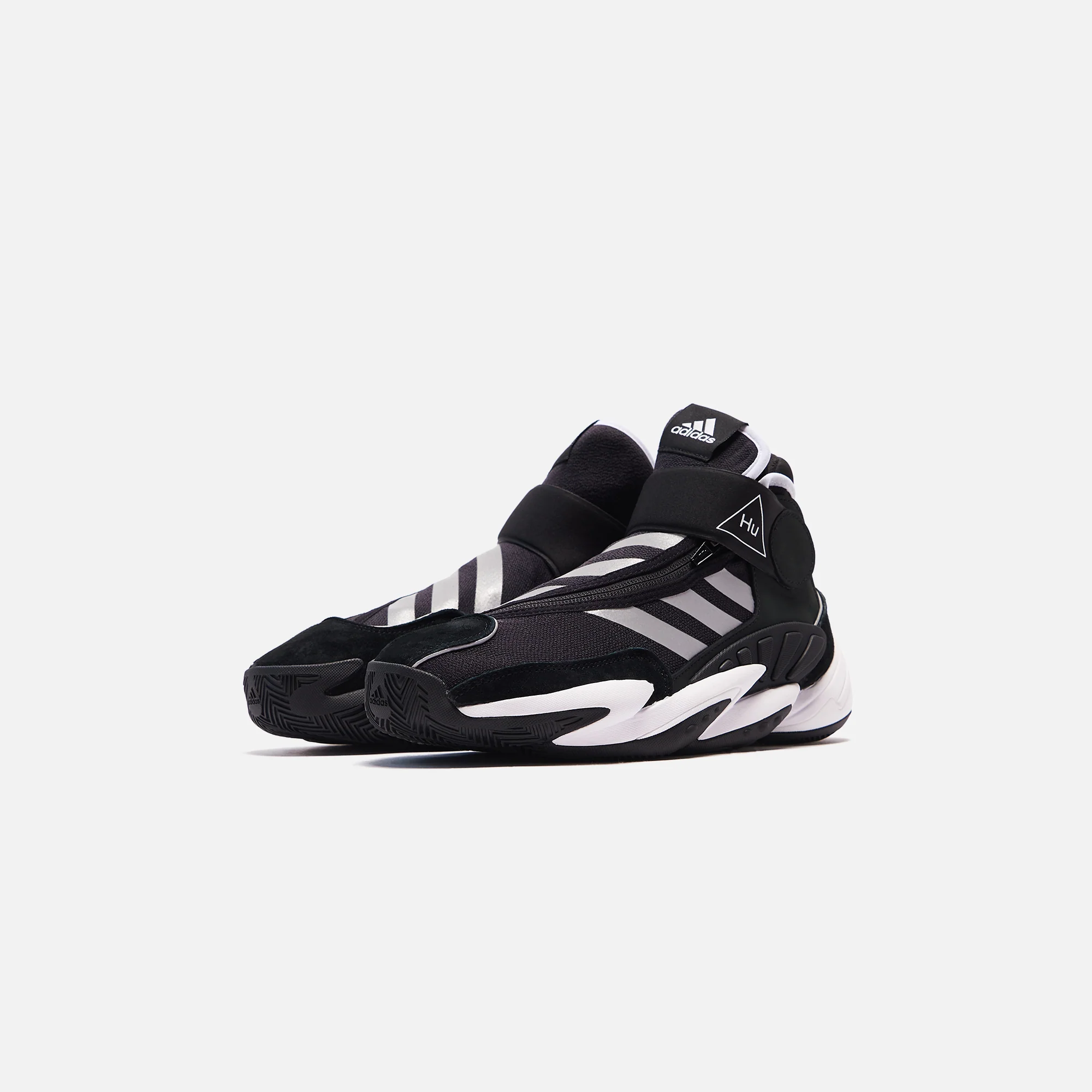 adidas x Pharrell Williams 0 to 60 BOS - Black / Silver / White - Image 3