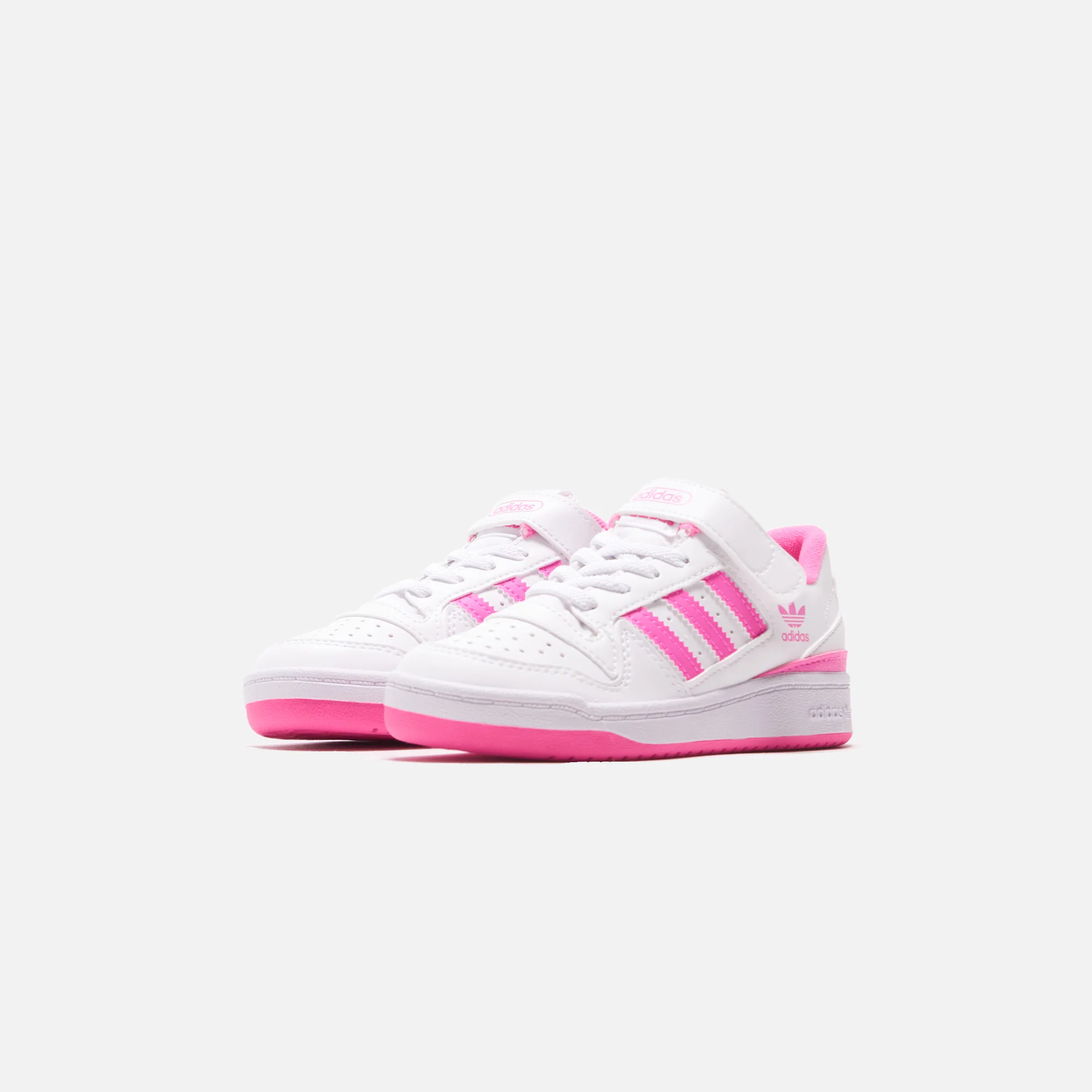 adidas Forum Low Cribs - Cloud White / Screaming Pink - Image 2