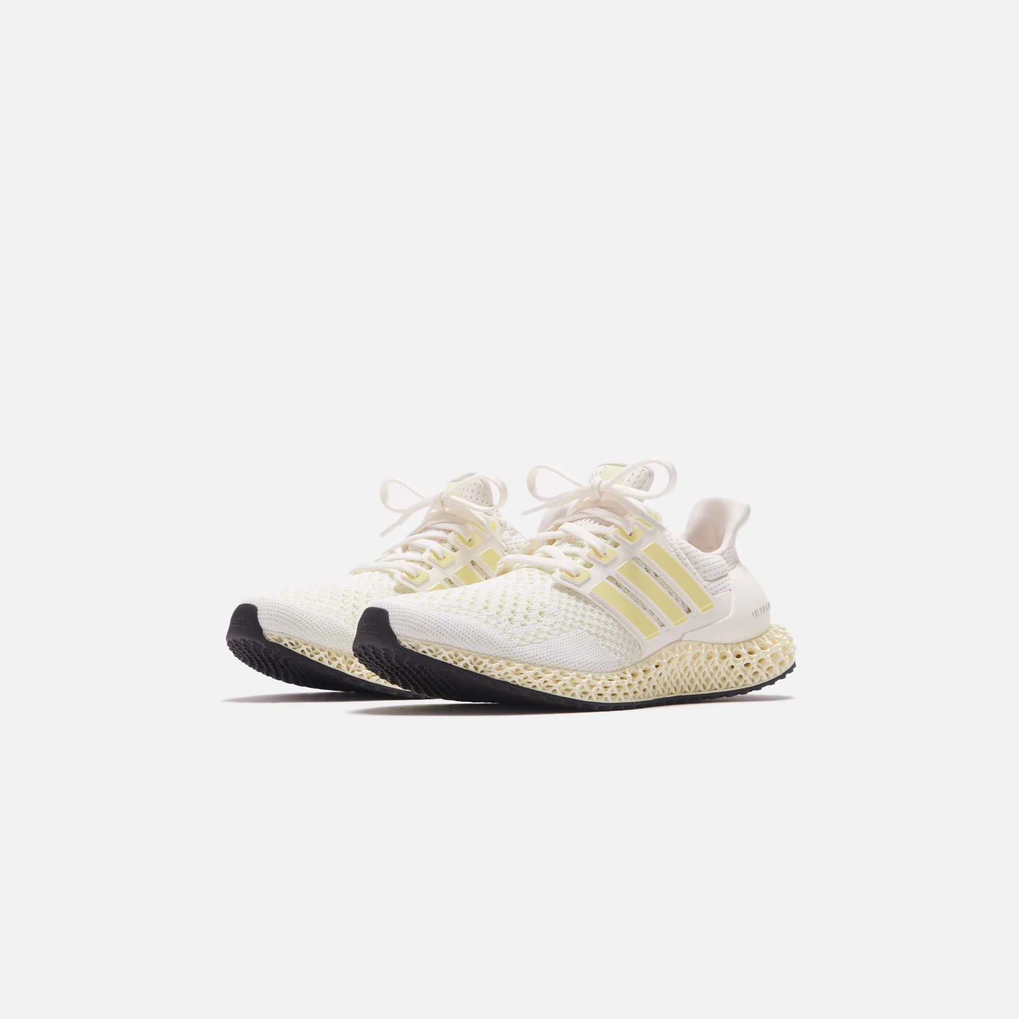 adidas Ultra4D - Core White / Almost Lime / Silver Metallic - Image 2
