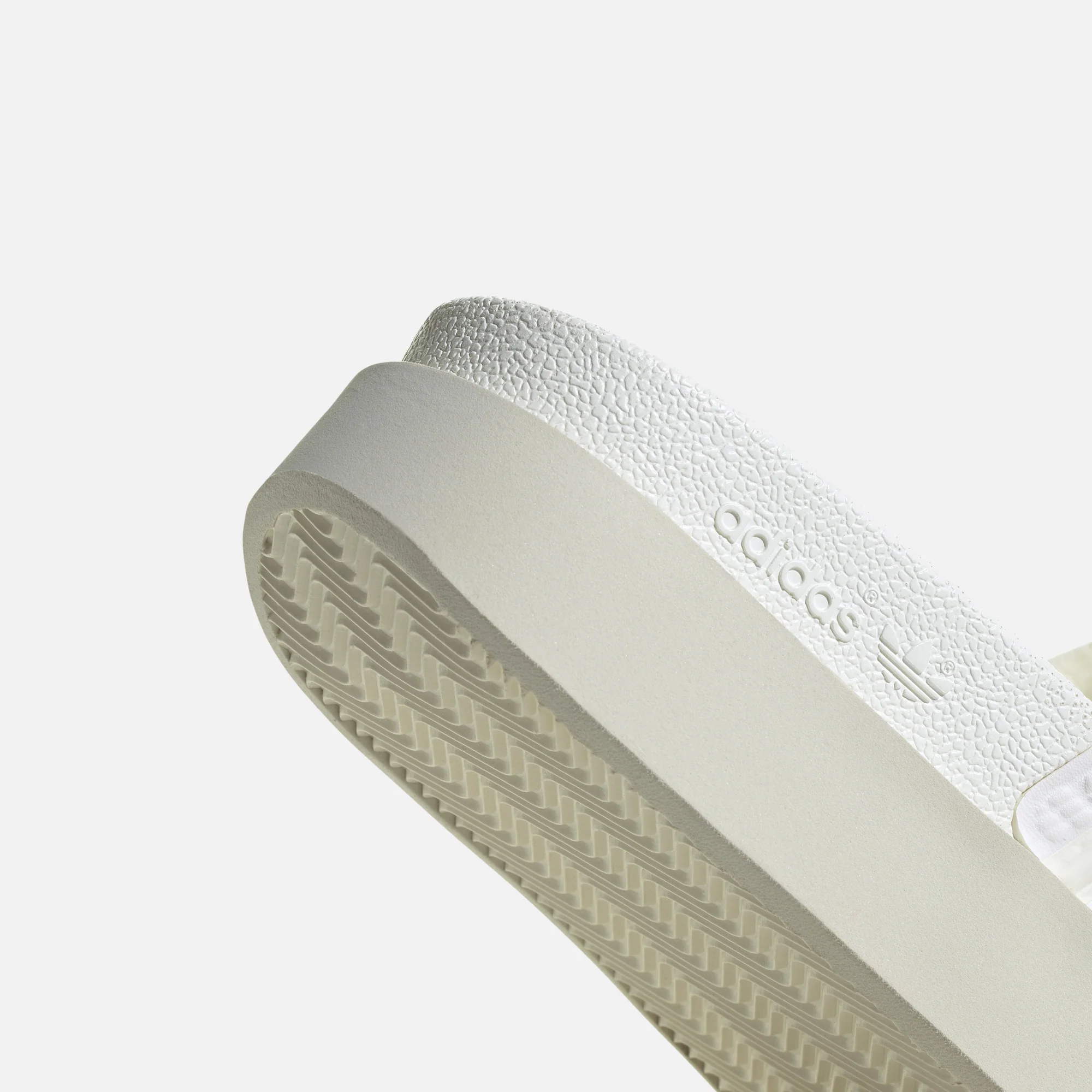 adidas Originals Adilette Bonega Slides - Footwear White / Off White - Image 5