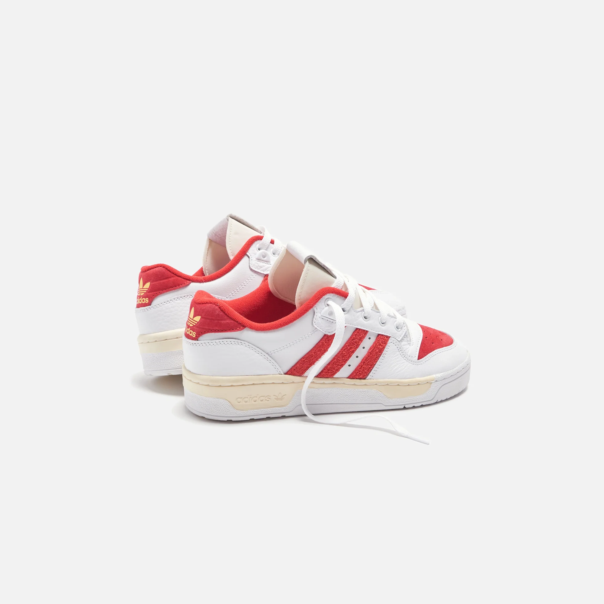 adidas Rivalry Low Premium Footwear - White / Scarlet / Cream White - Image 2