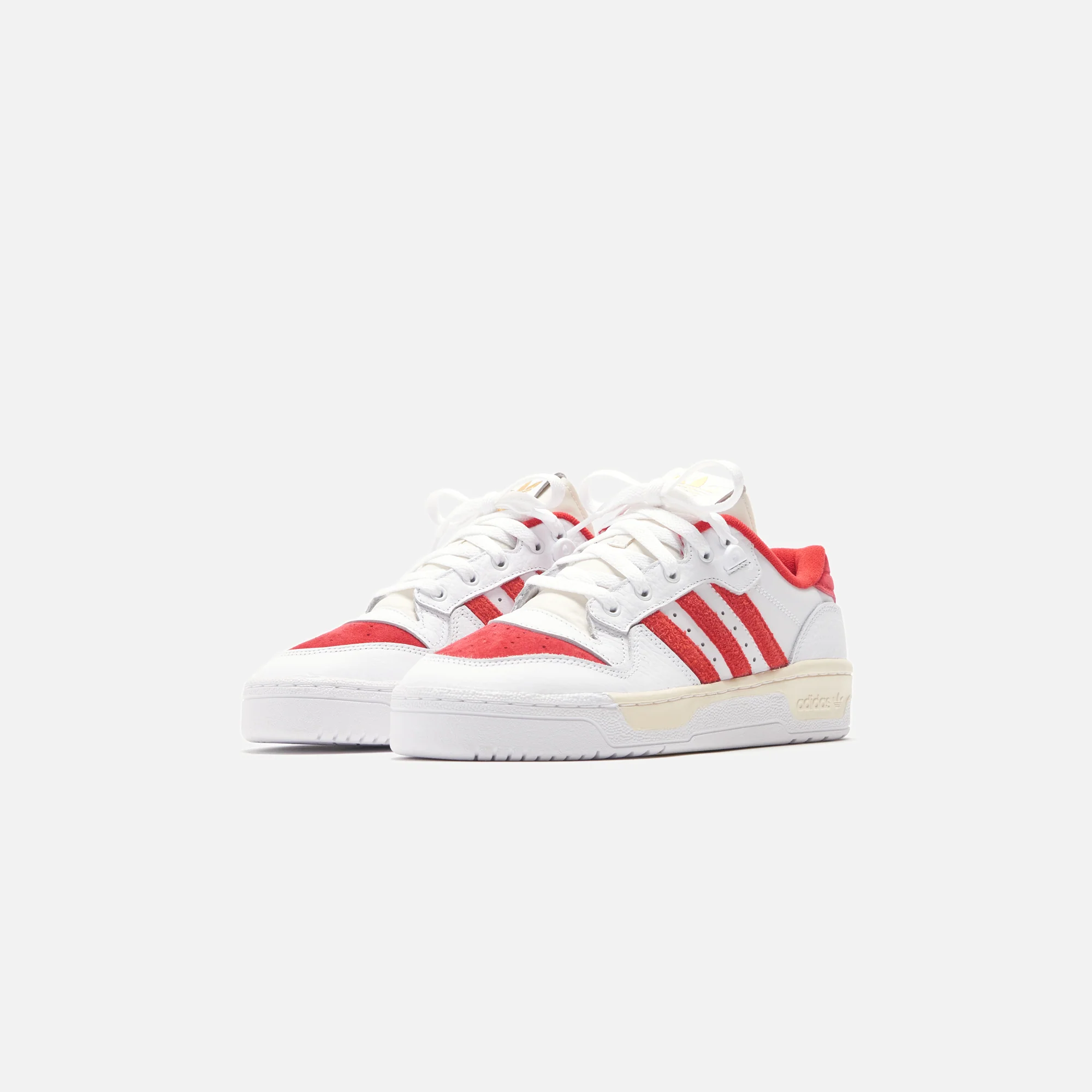 adidas Rivalry Low Premium Footwear - White / Scarlet / Cream White - Image 3