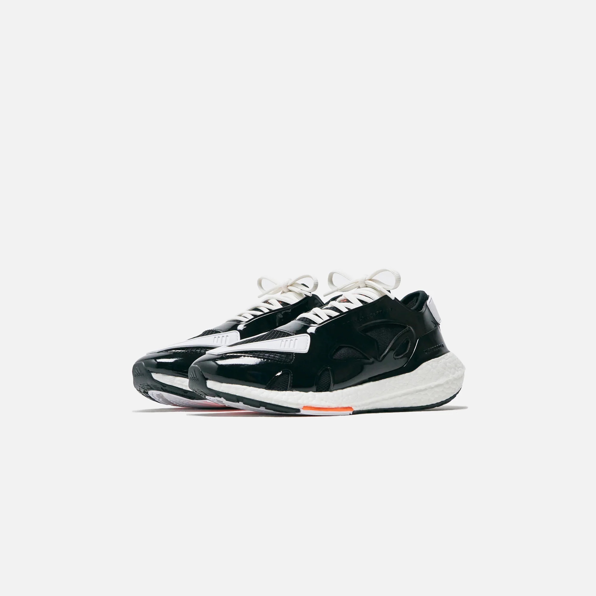 adidas by Stella McCartney UltraBoost 22 - Core Black / Cloud White / Signal Orange - Image 2