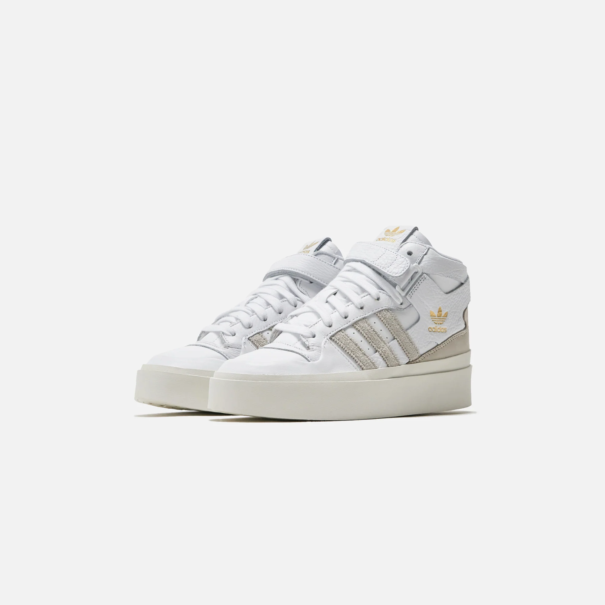 adidas Originals WMNS Forum Bonega Mid - White / Orbit Grey / Clear Brown - Image 2