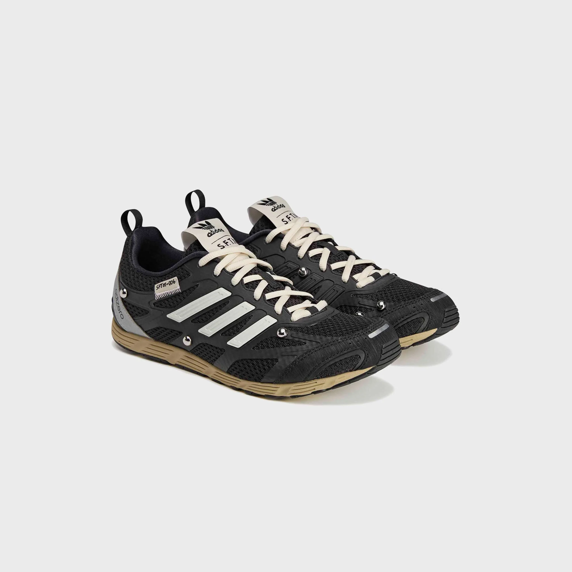 adidas x Song for the Mute Adizero PR - Core Black / Cream White / Silver Metallic - Image 2
