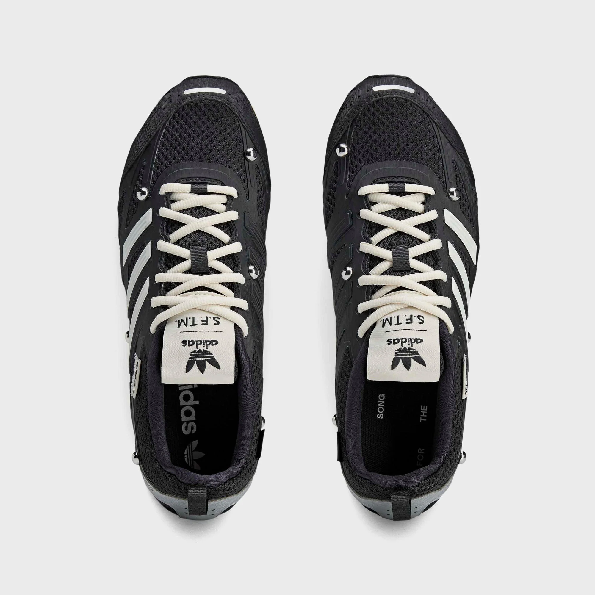 adidas x Song for the Mute Adizero PR - Core Black / Cream White / Silver Metallic - Image 4