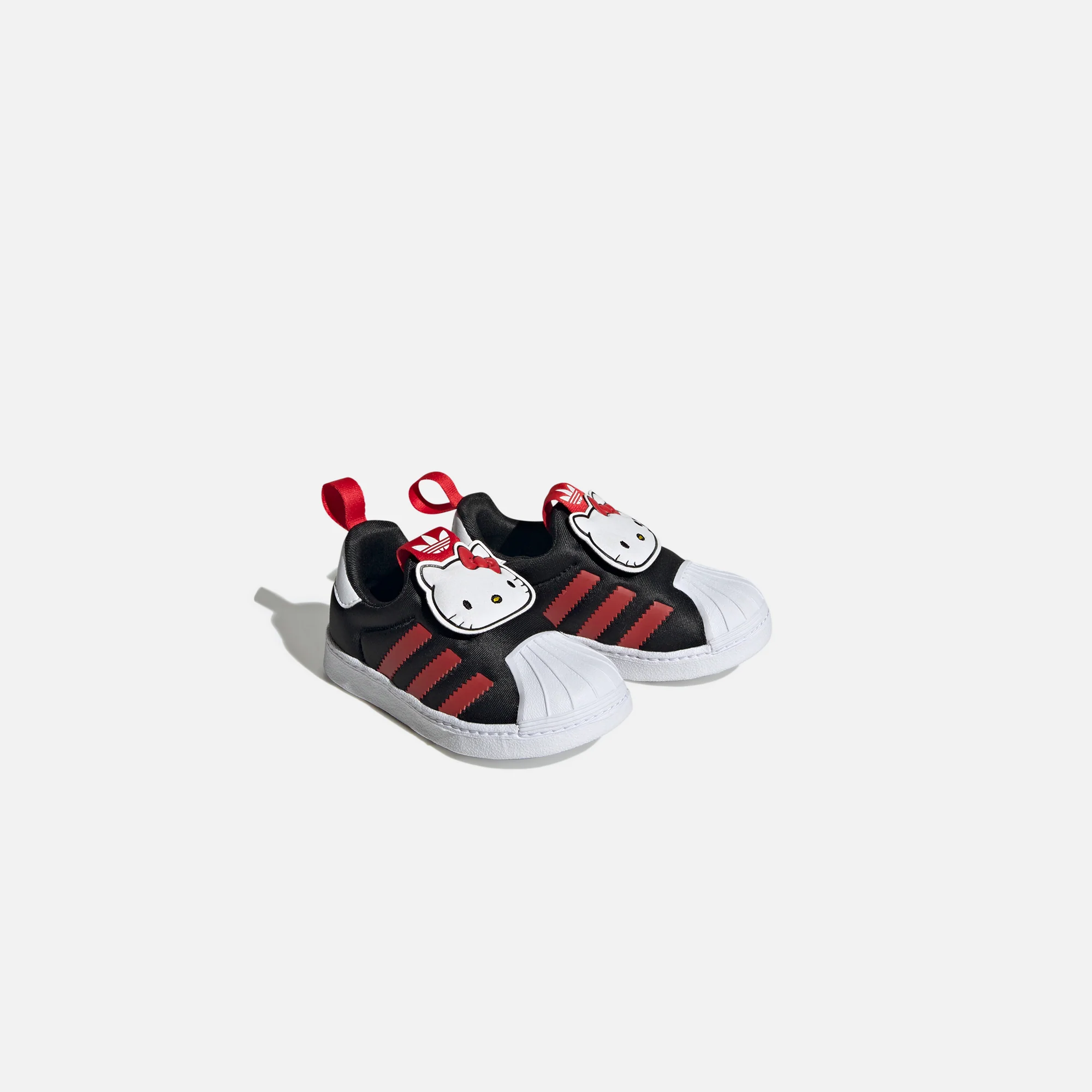 adidas Original Infants Superstar 360 - Core Black / Vivid Red / Cloud White - Image 2