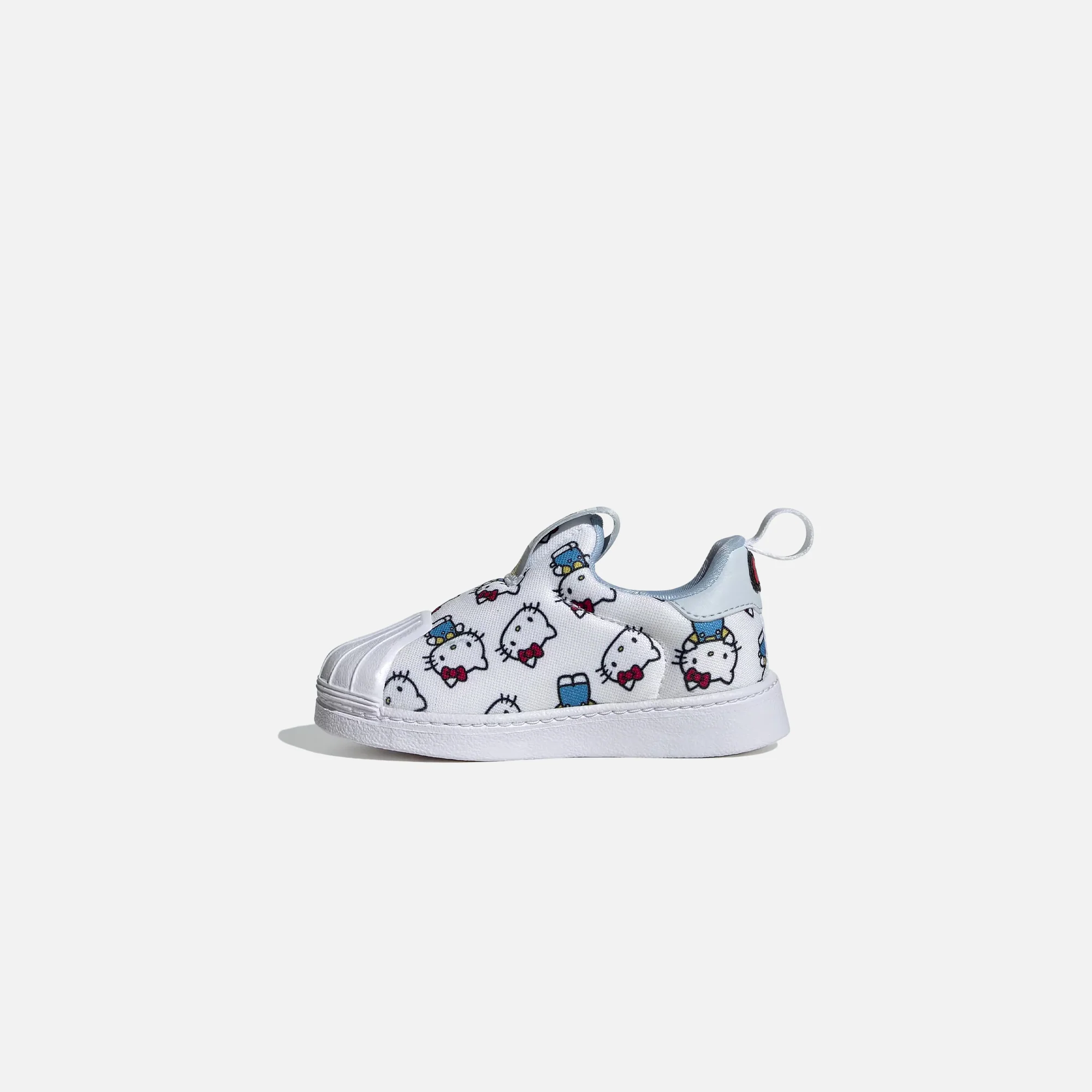 adidas x Hello Kids Kitty Superstar 360 - Cloud White / Halo Blue / Glow Blue - Image 2