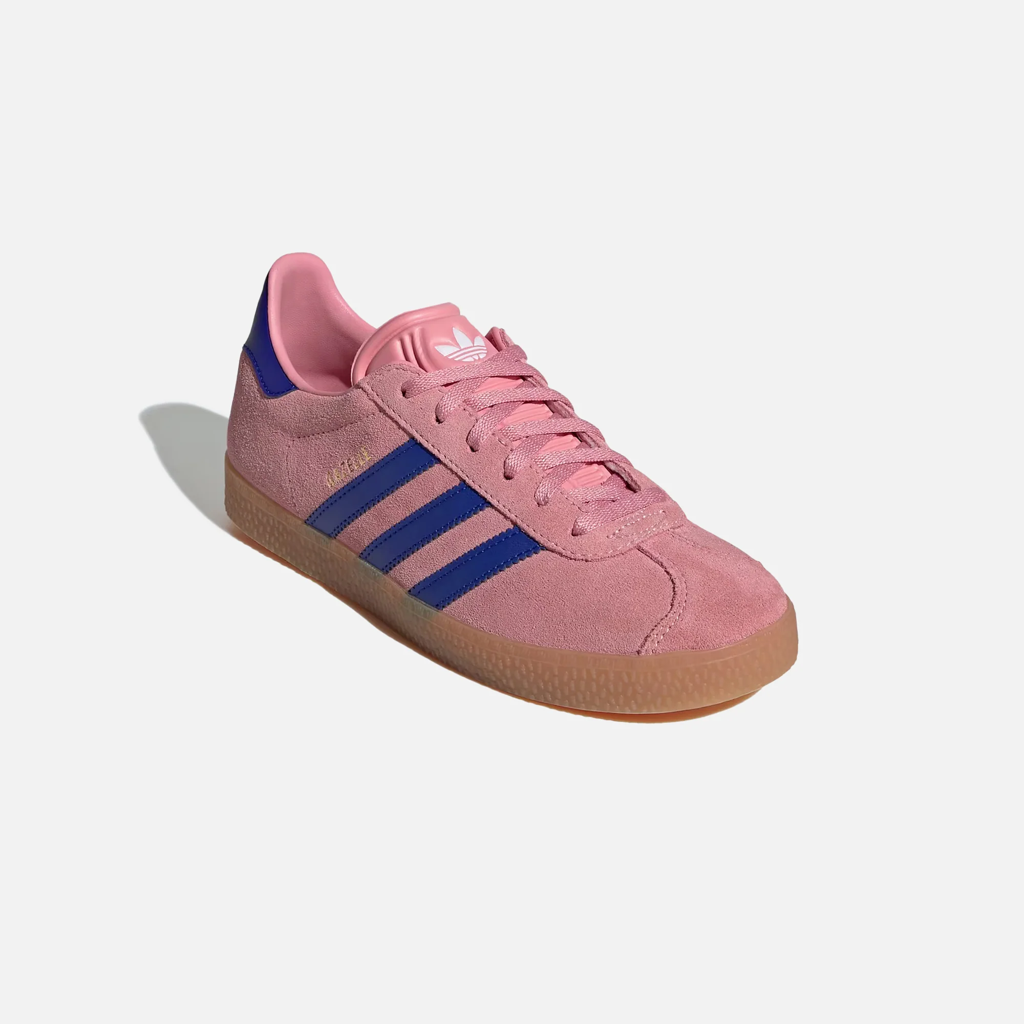 adidas Junior Gazelle - Semi Pink Spark / Lucid Blue - Image 2