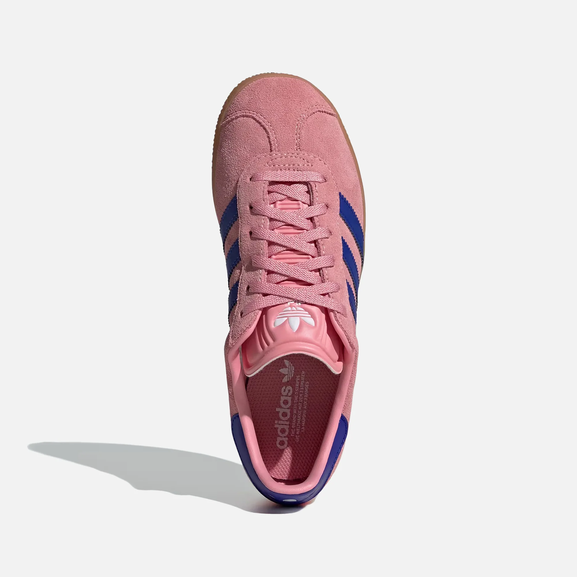 adidas Junior Gazelle - Semi Pink Spark / Lucid Blue - Image 4