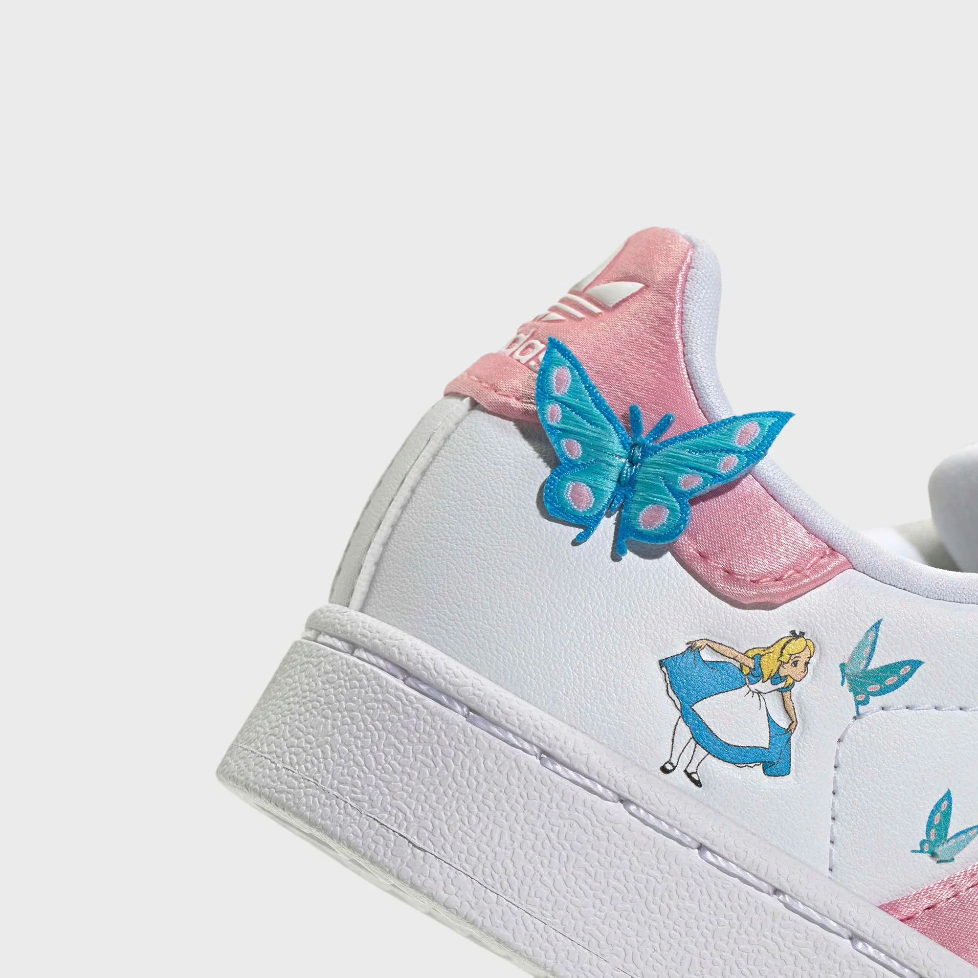 adidas x Disney PS Superstar II - Cloud White / Light Pink / Lucid Aquamarine - Image 7