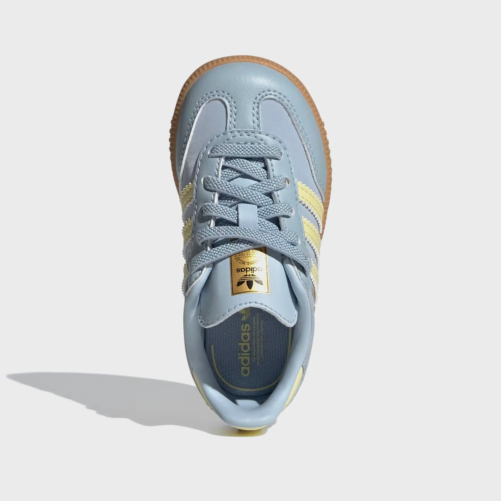 adidas TD Samba OG - Wonder Blue / Powder Yellow / Gum 3 - Image 4