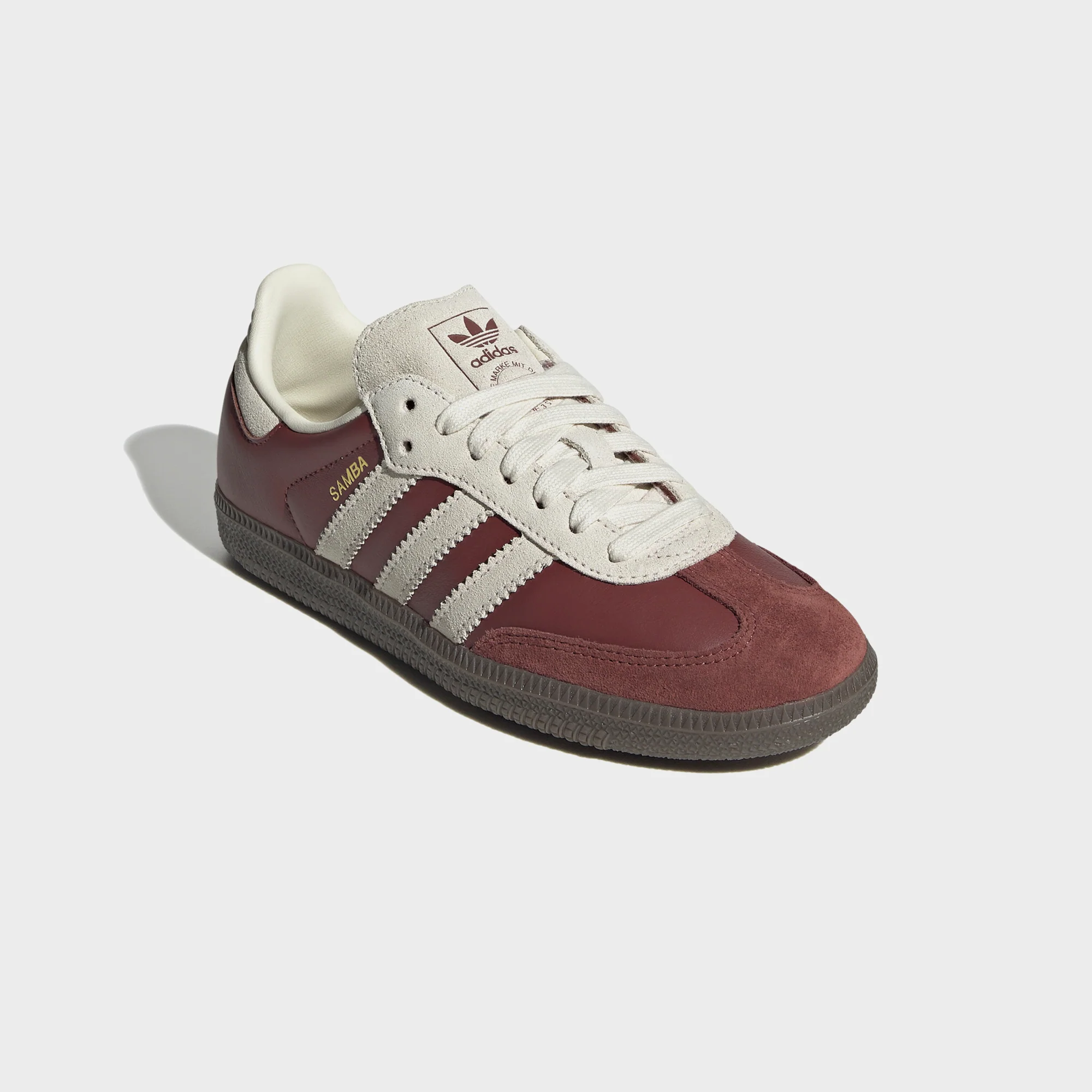 adidas Samba OG - Preloved Ruby / Cream White / Gum - Image 2
