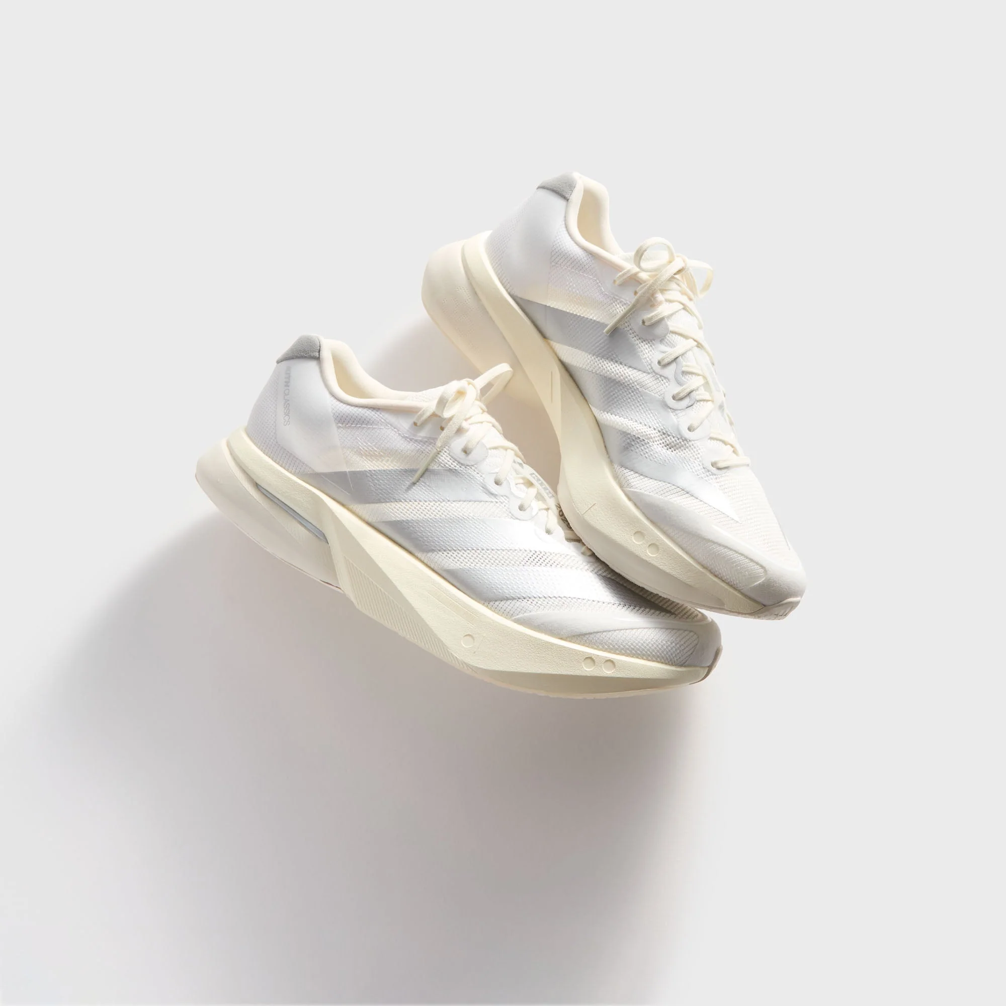 Kith for adidas Adizero Boston 13 - White / Silver Metallic / Grey - Image 6
