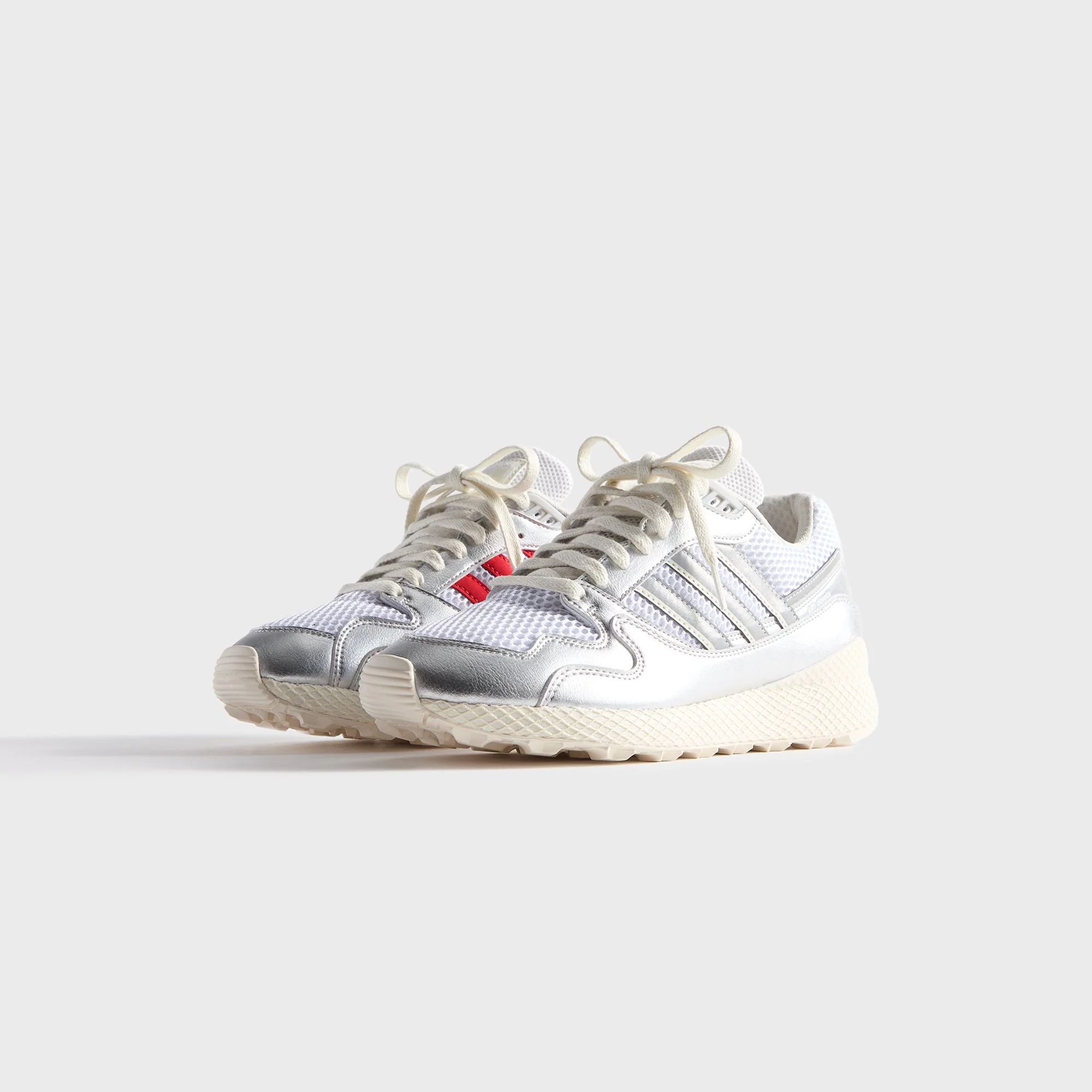 Kith for adidas Oregon Ultra Tech - White / Red / Silver Metallic - Image 2