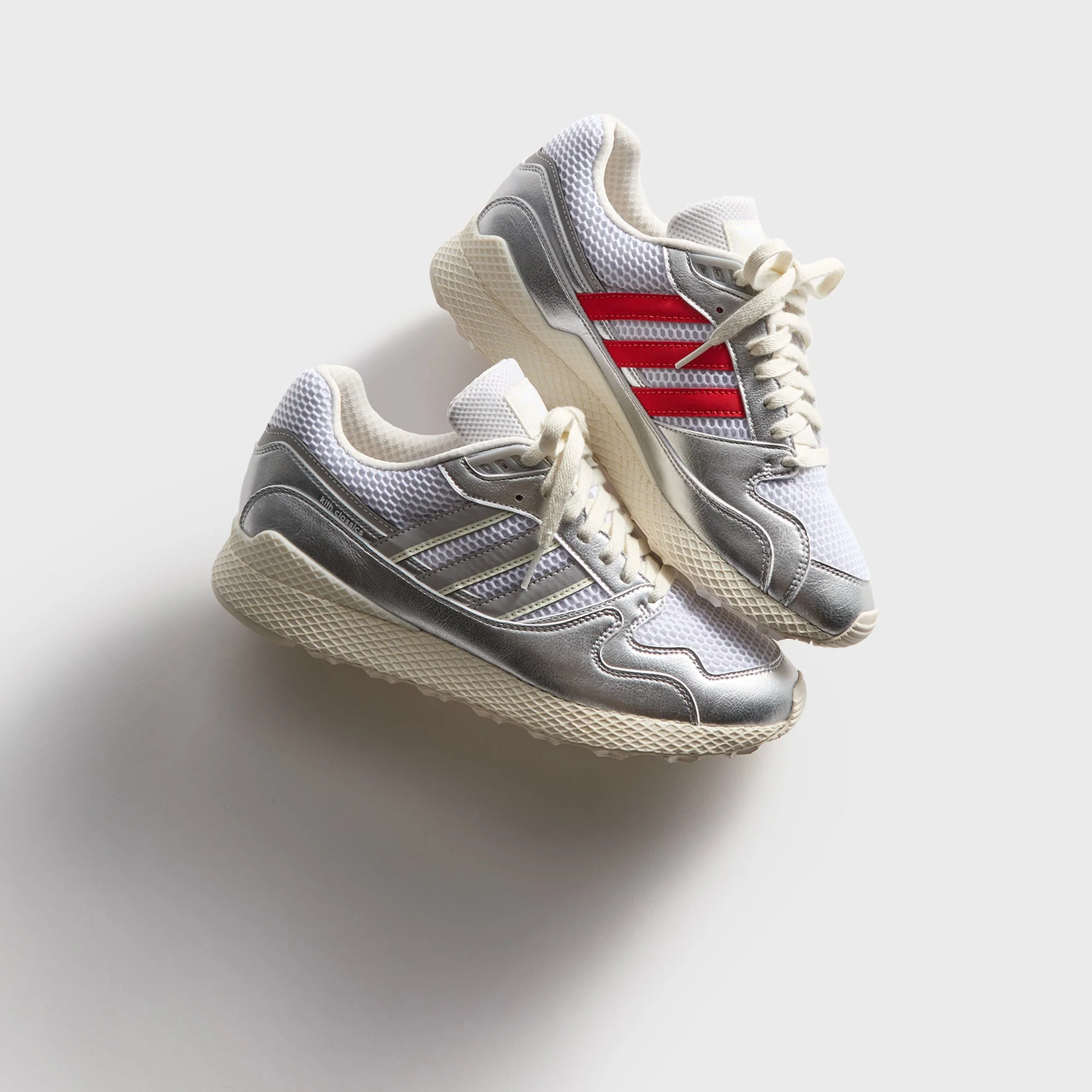 Kith for adidas Oregon Ultra Tech - White / Red / Silver Metallic - Image 6