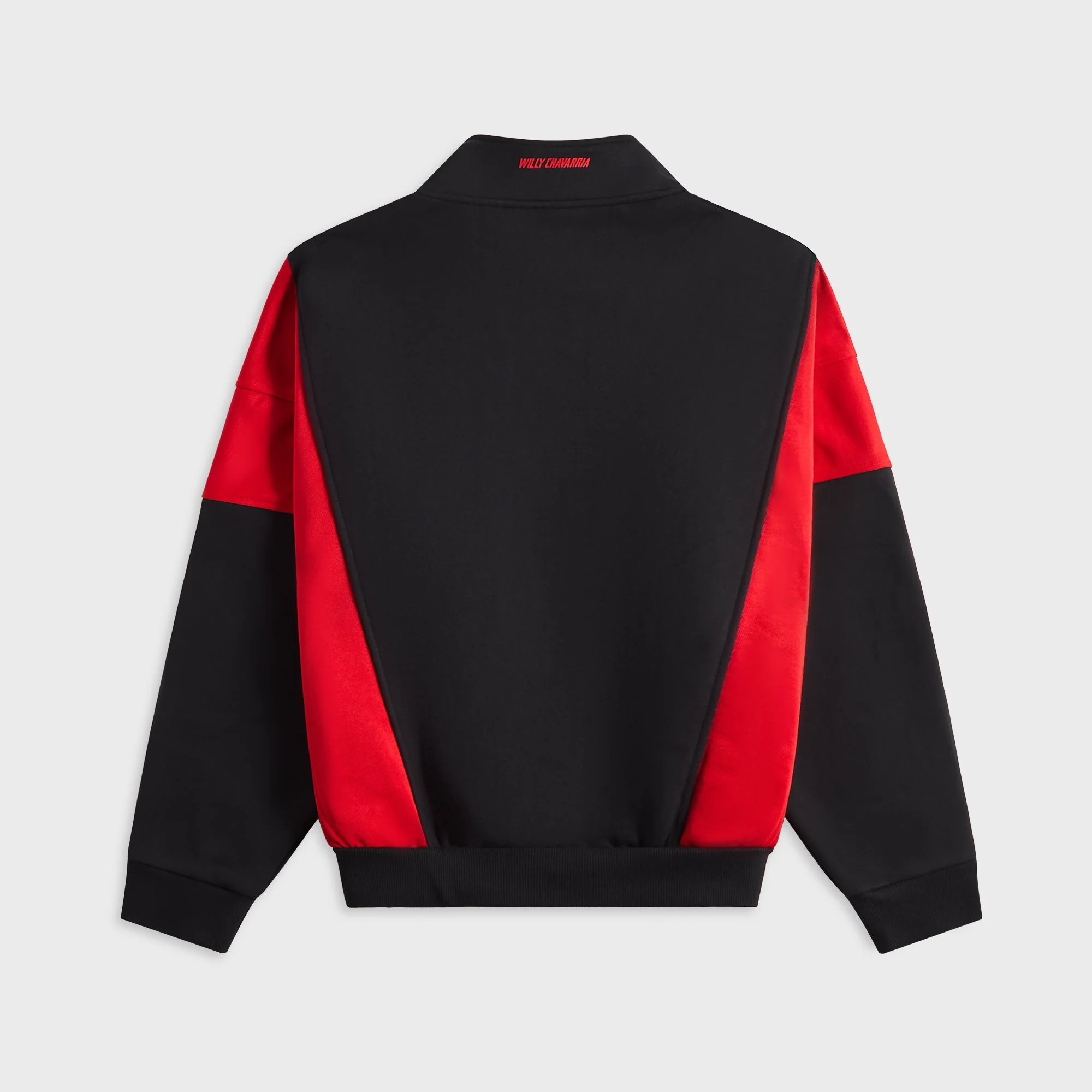 adidas x Willy Chavarria Watsonville Sweater - Black / Vibrant Red - Image 2