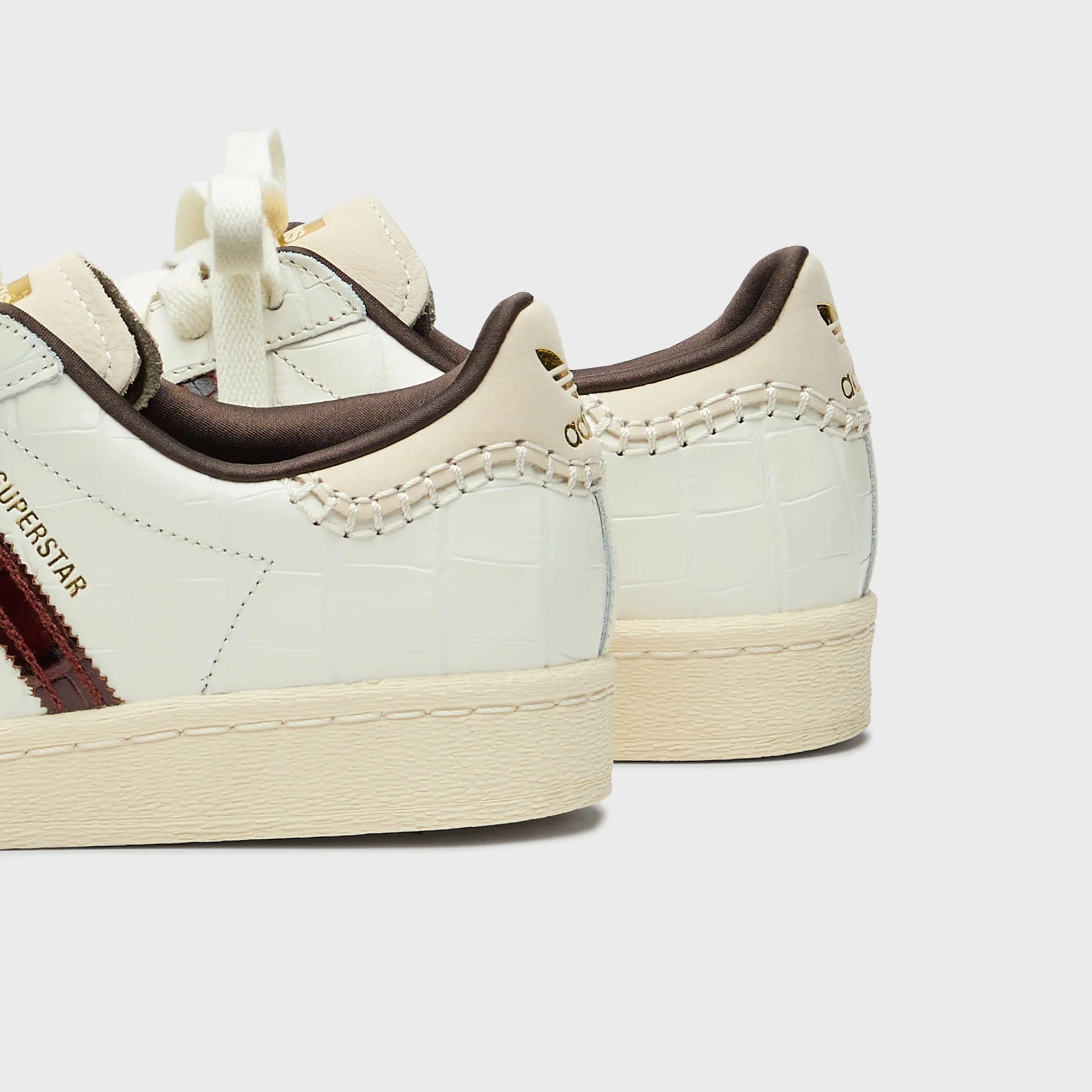 adidas x Wales Bonner Superstar - Wonder White / Fox Brown - Image 3