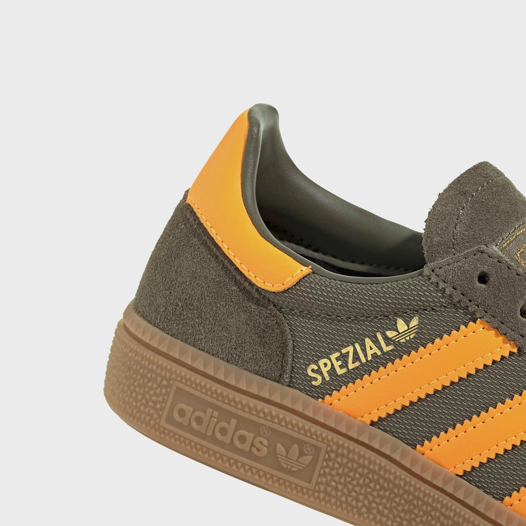 adidas GS Handball Spezial - Olive Strata / Pure Tangerine / Gum4 - Image 7