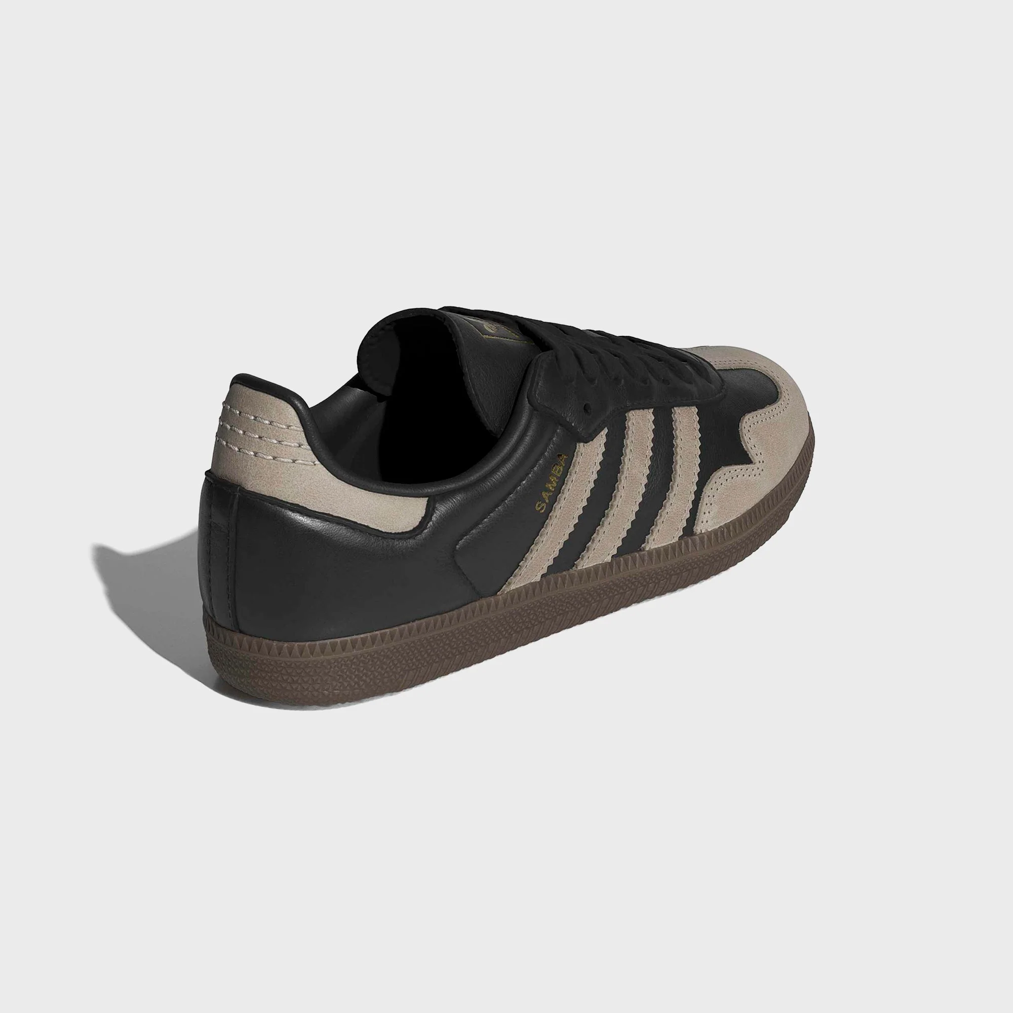 adidas WMNS Samba OG - Core Black / Wonder Beige / Gold Metallic - Image 3