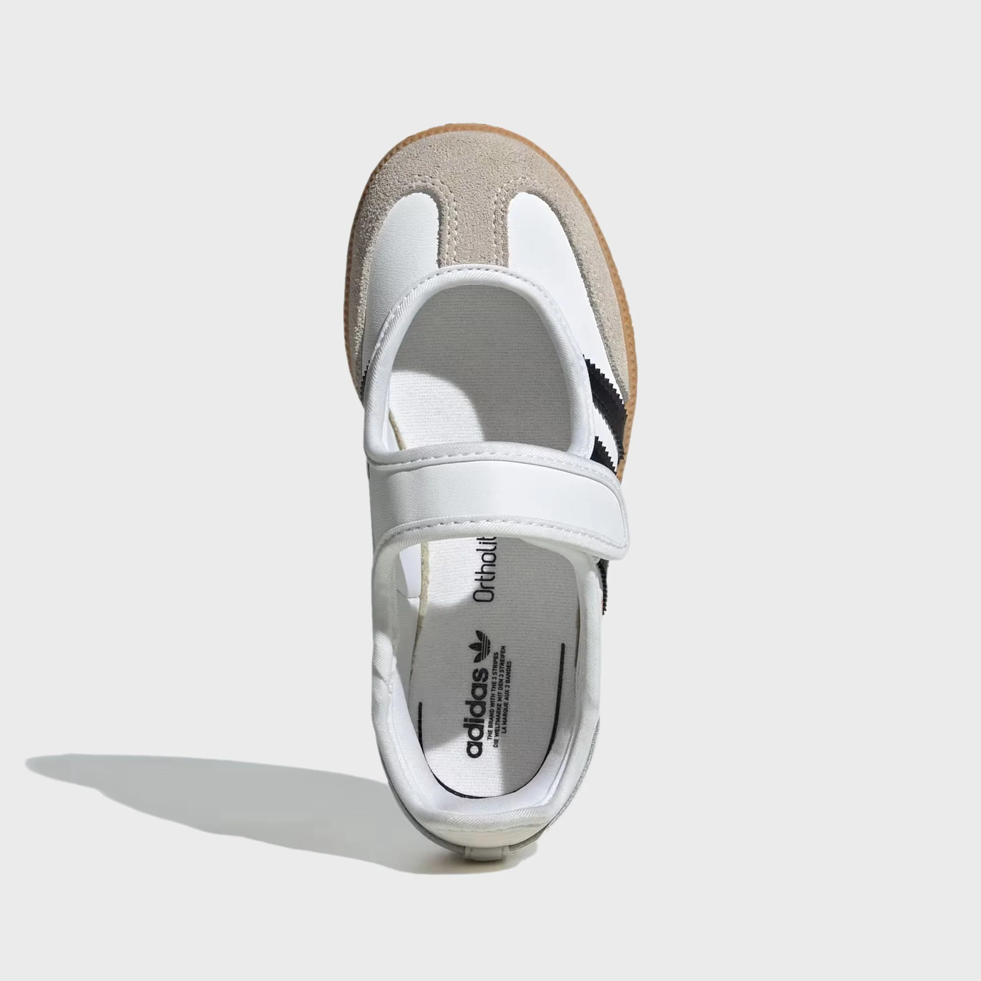 adidas GS Samba Jane - White / Core Black / Gum - Image 4
