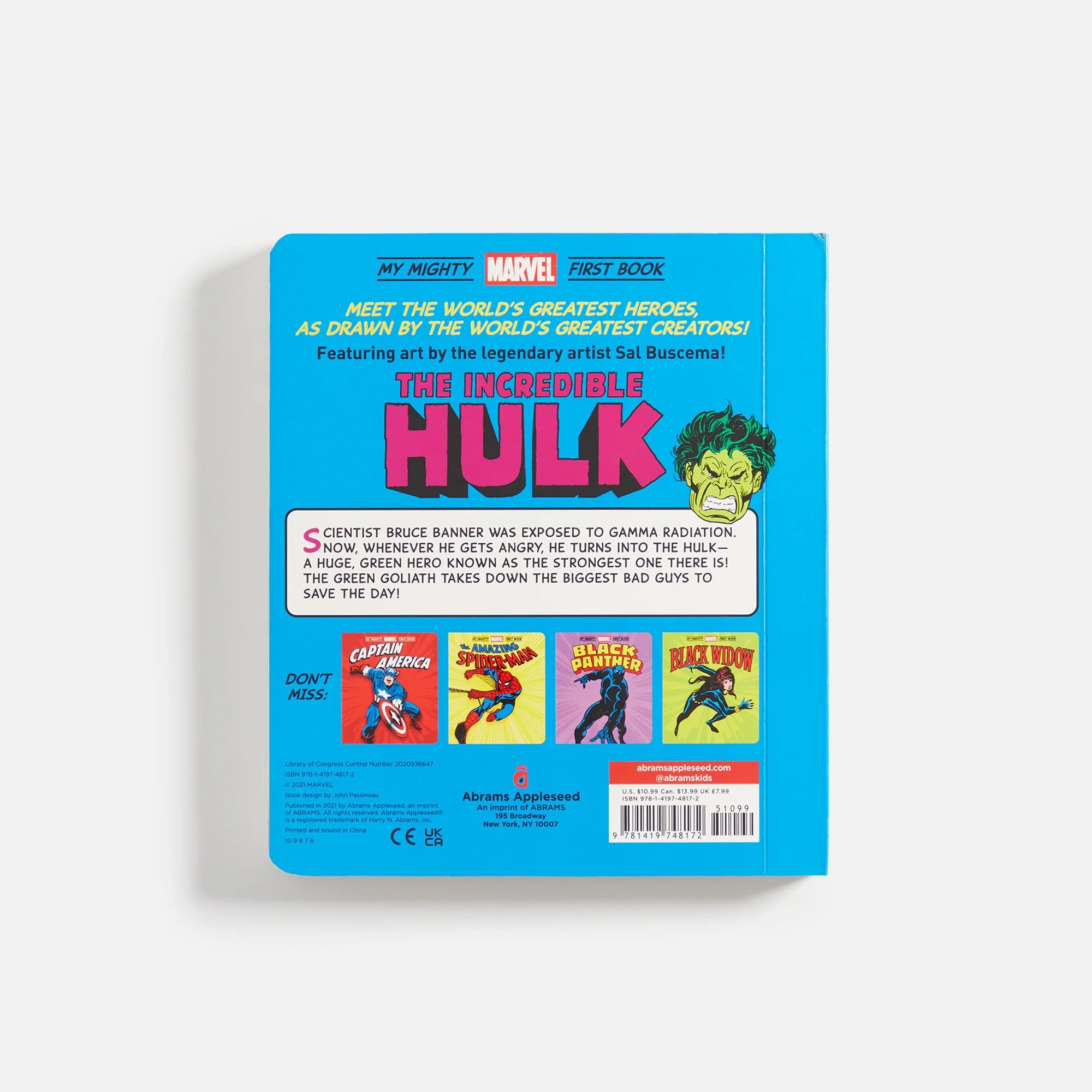 Abrams The Incredible Hulk: My Mighty Marvel First Book - Image 2