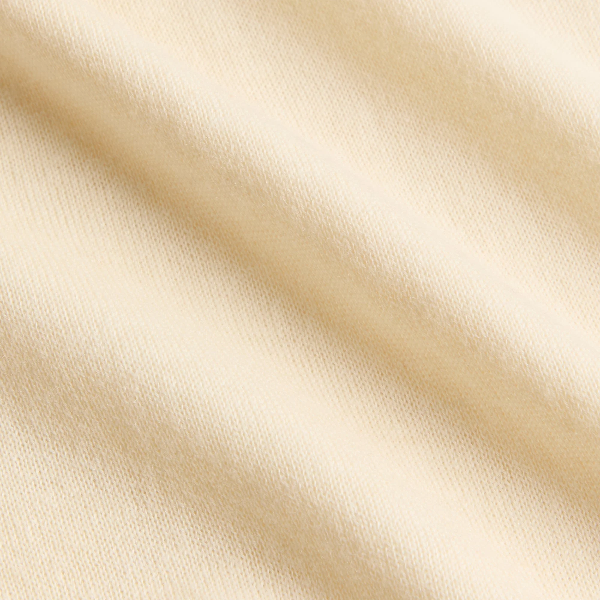 Adrian Cashmere Kai Double Layer Top - Cream / Pink - Image 3
