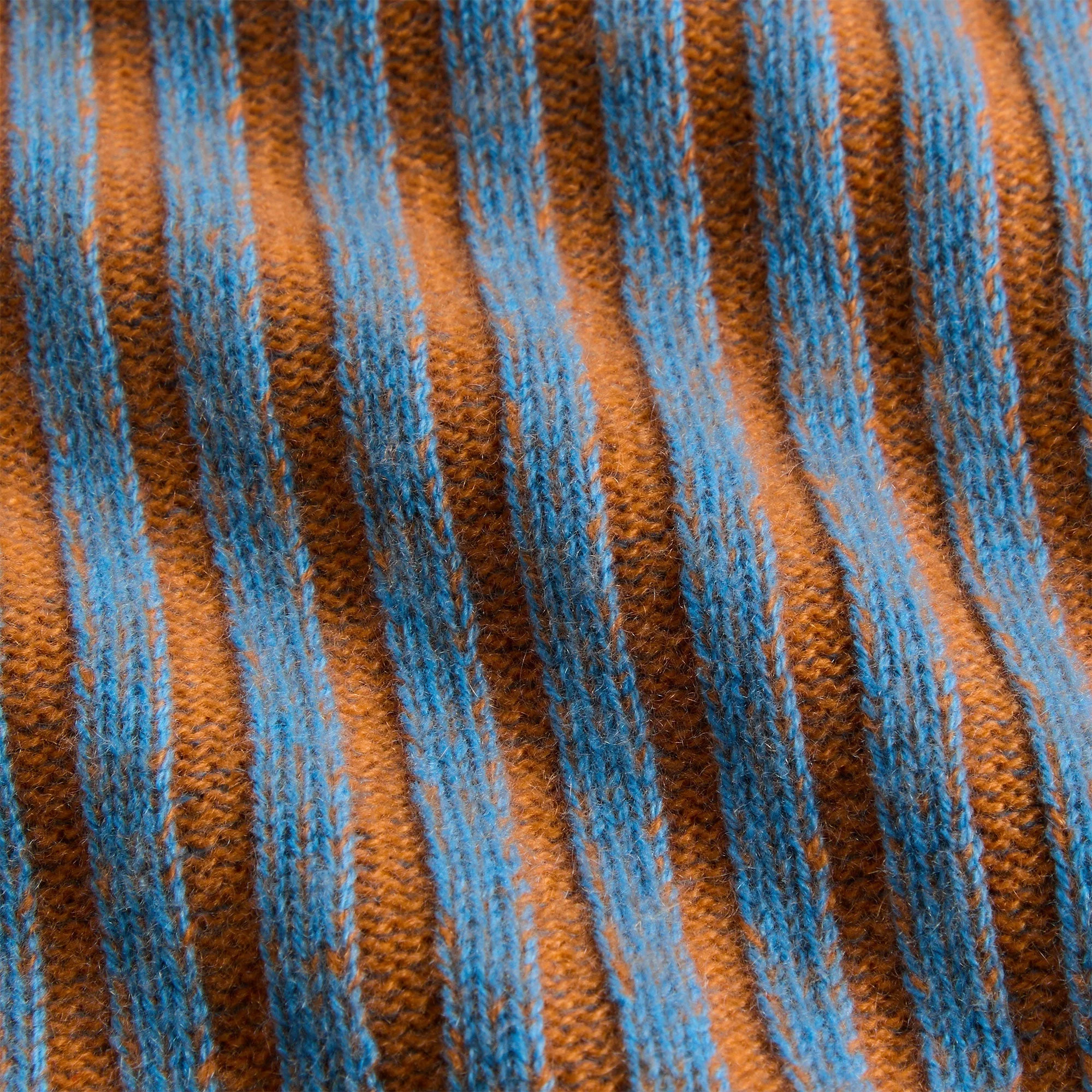 Adrian Cashmere Court Full Zip Sweater - Orange - Image 3