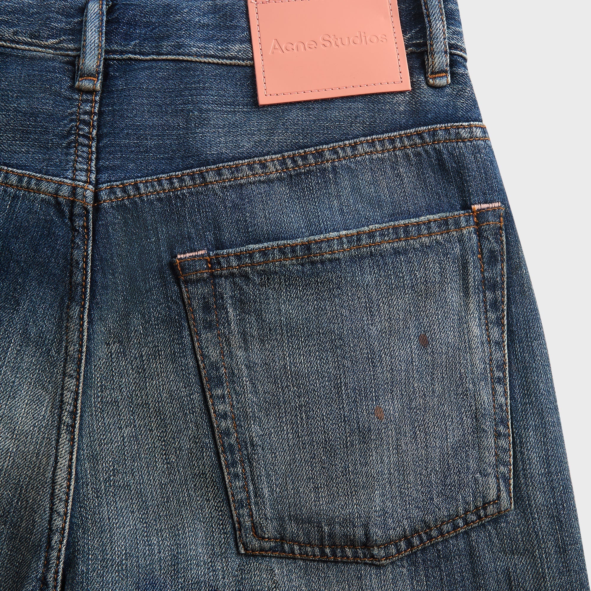 Acne Studios 2021M Regular Fit Jeans - Mid Blue - Image 3
