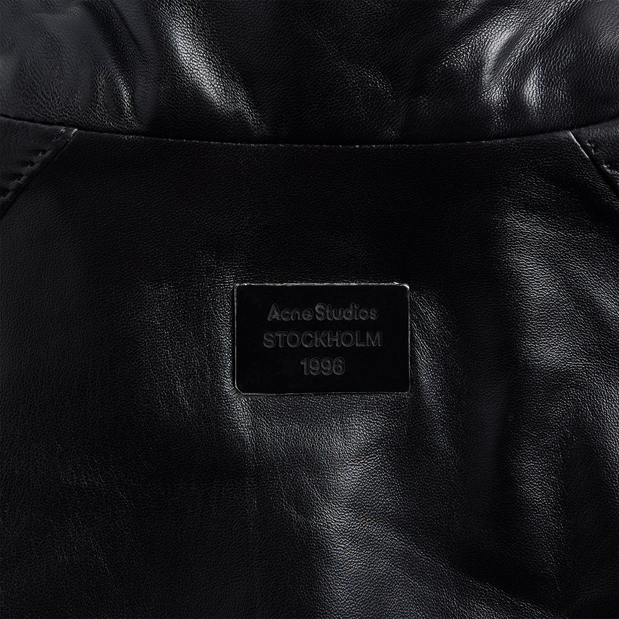 Acne Studios Leather Jacket - Black - Image 3