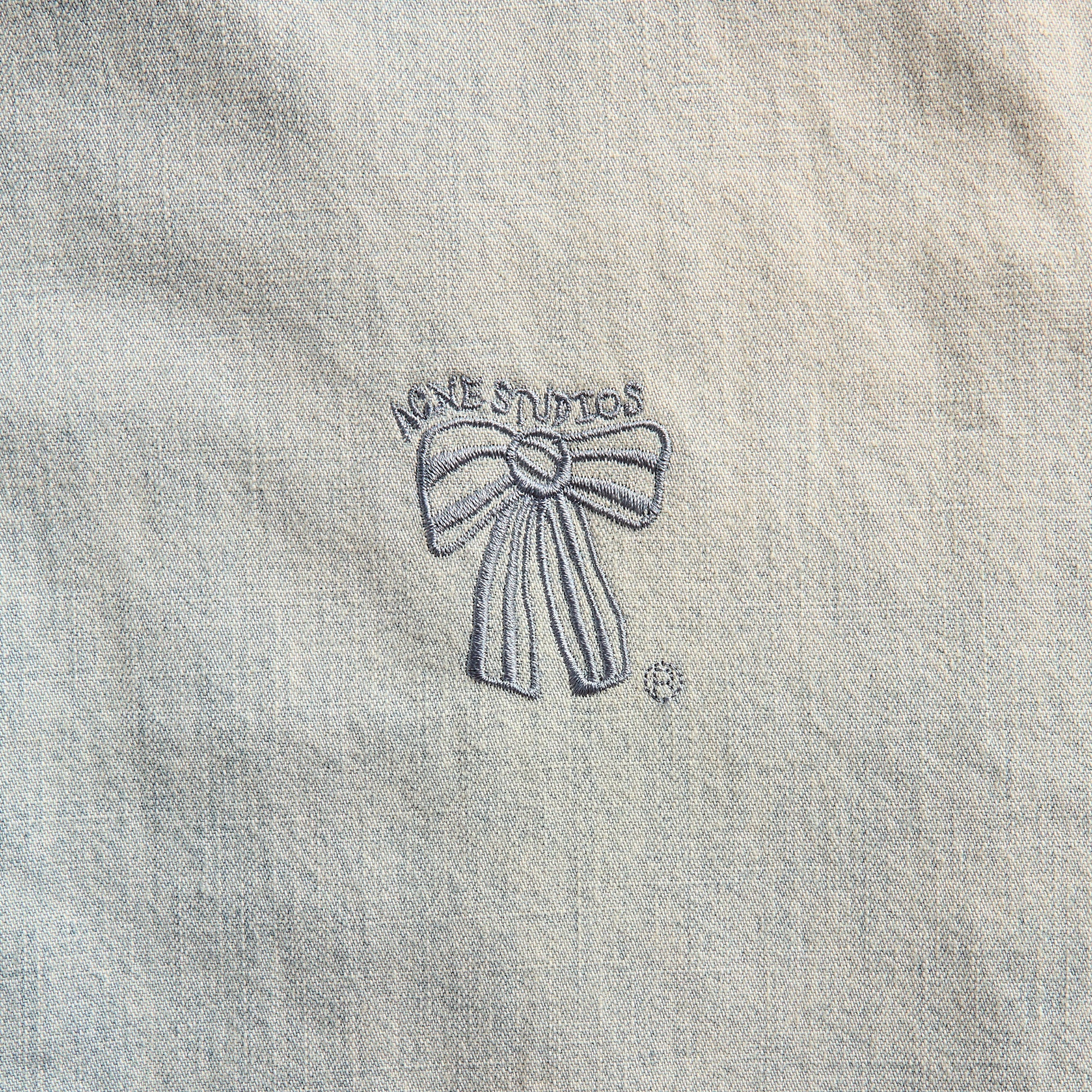 Acne Studios Mended Denim Shirt - Light Blue - Image 3