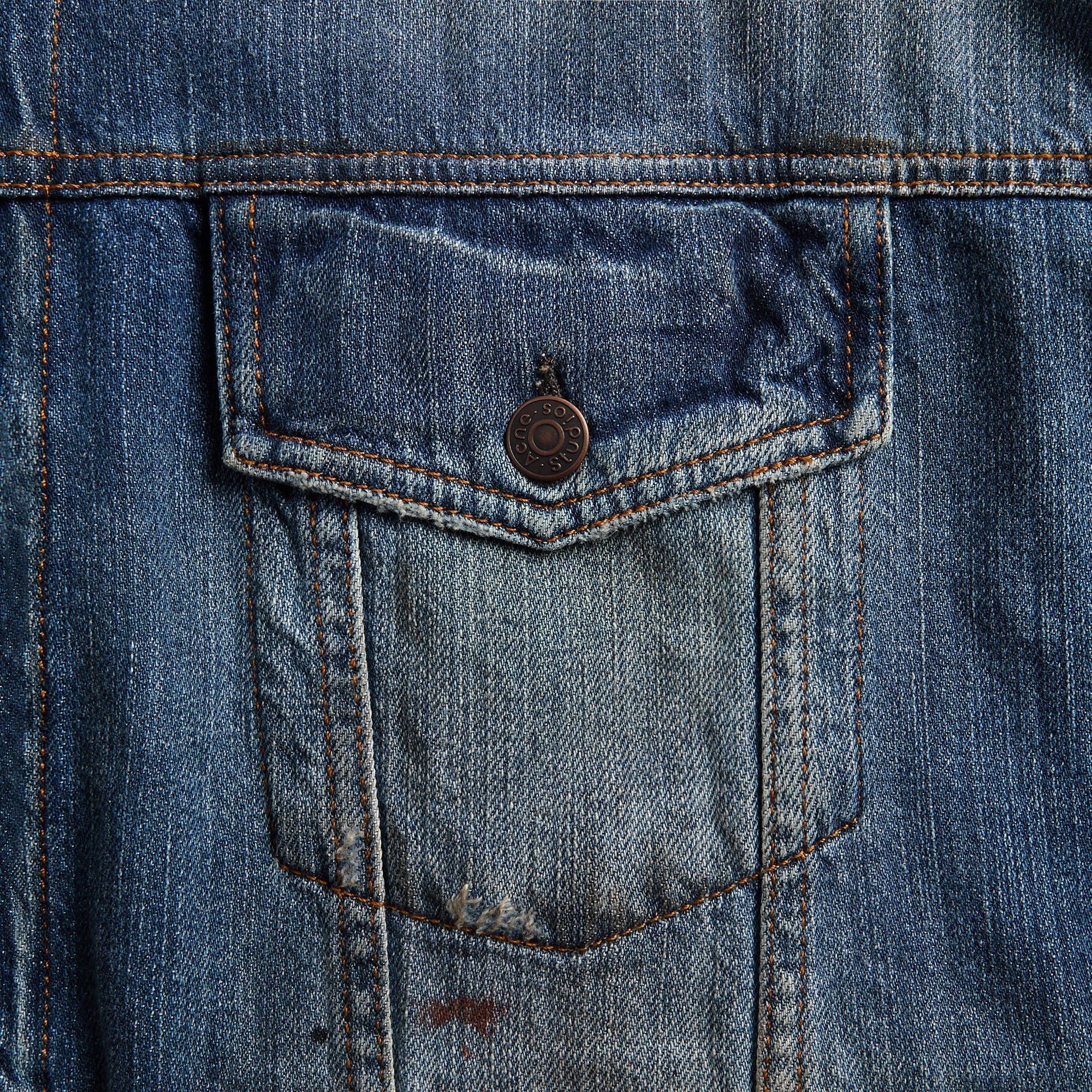 Acne Studios Denim Jacket - Mid Blue - Image 3
