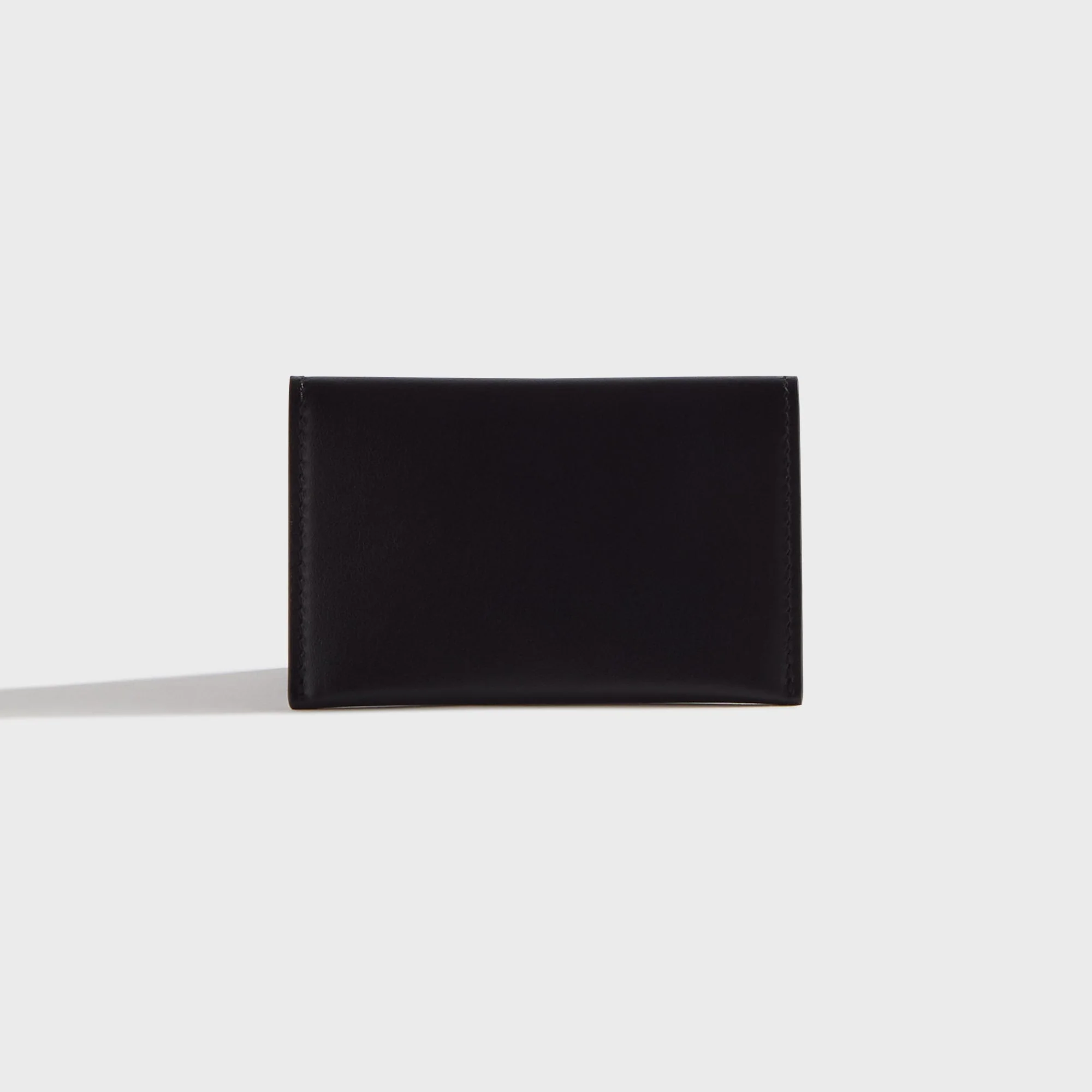 Acne Studios Folded Leather Wallet - Black - Image 2