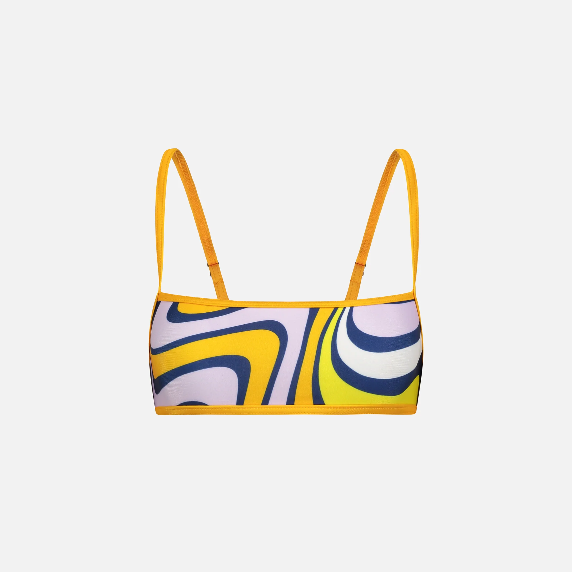Adam Selman Sandbar Bikini Top - Retro Swirl
