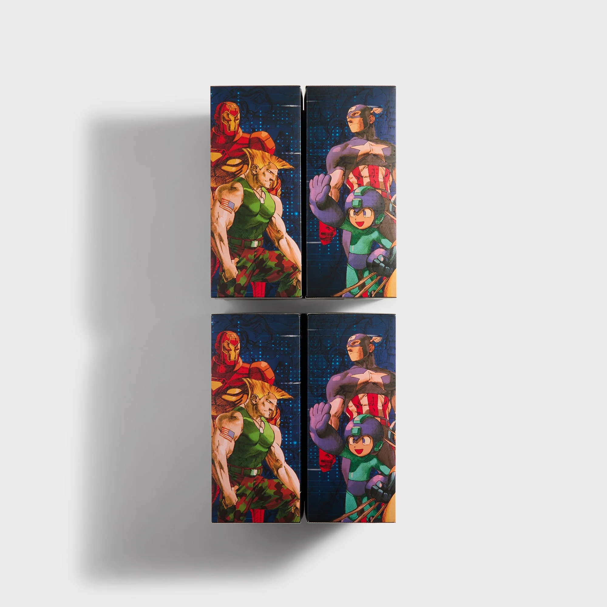 Marvel vs. Capcom | Kith for ASICS GEL-KAYANO® 12.1 Captain America vs. Guile Double Box - Dive Blue / Gunmetal / Deep Depths / Gunmetal - Image 19