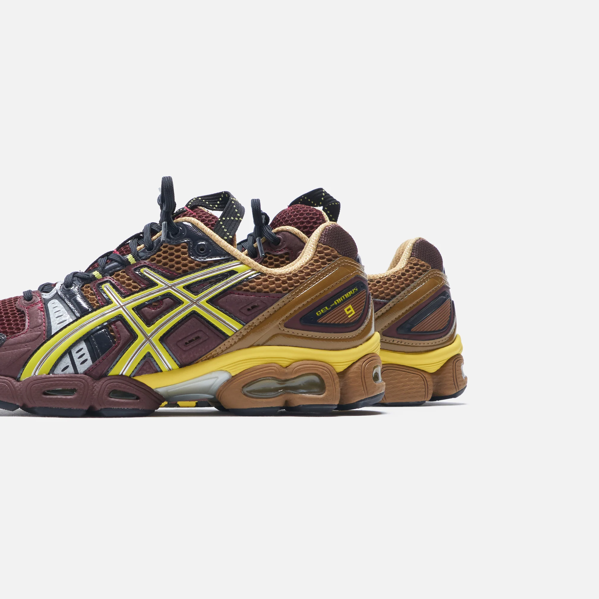 Asics UB3-S Gel-Nimbus 9 - Rum Raisin / Green Sheen - Image 4