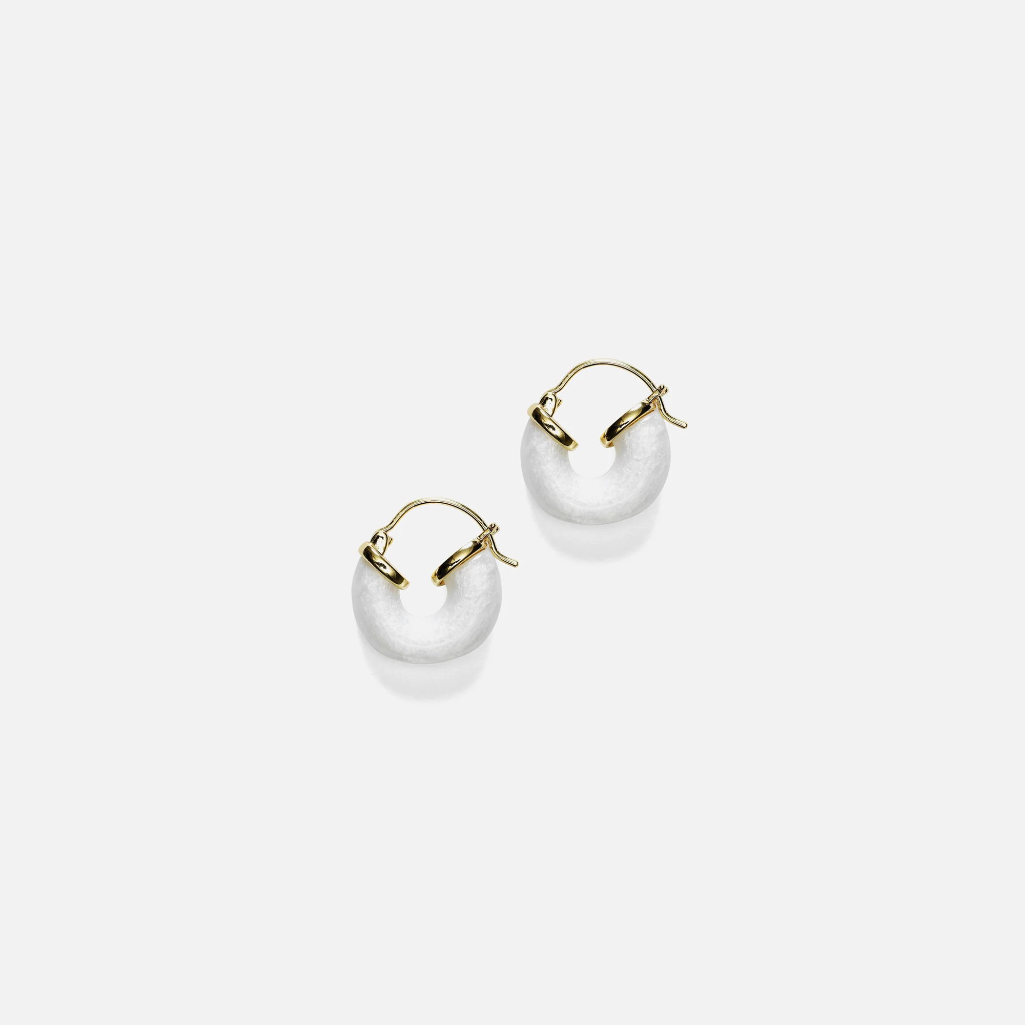 Anni Lu Petit Swell Hoop - White